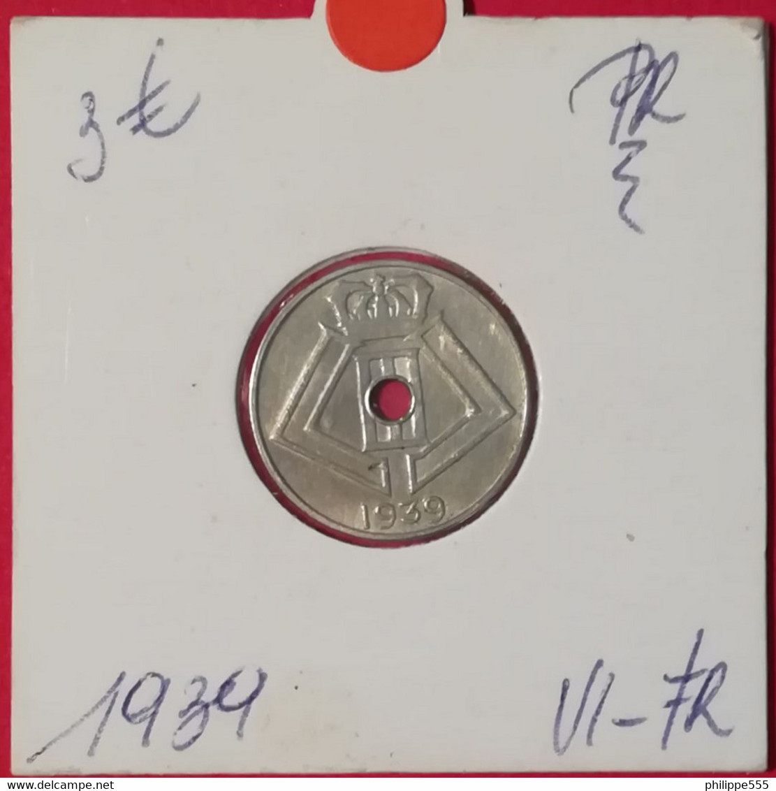 5 Centiem 1939 VL-Fr - Prachtig - 5 Centimes