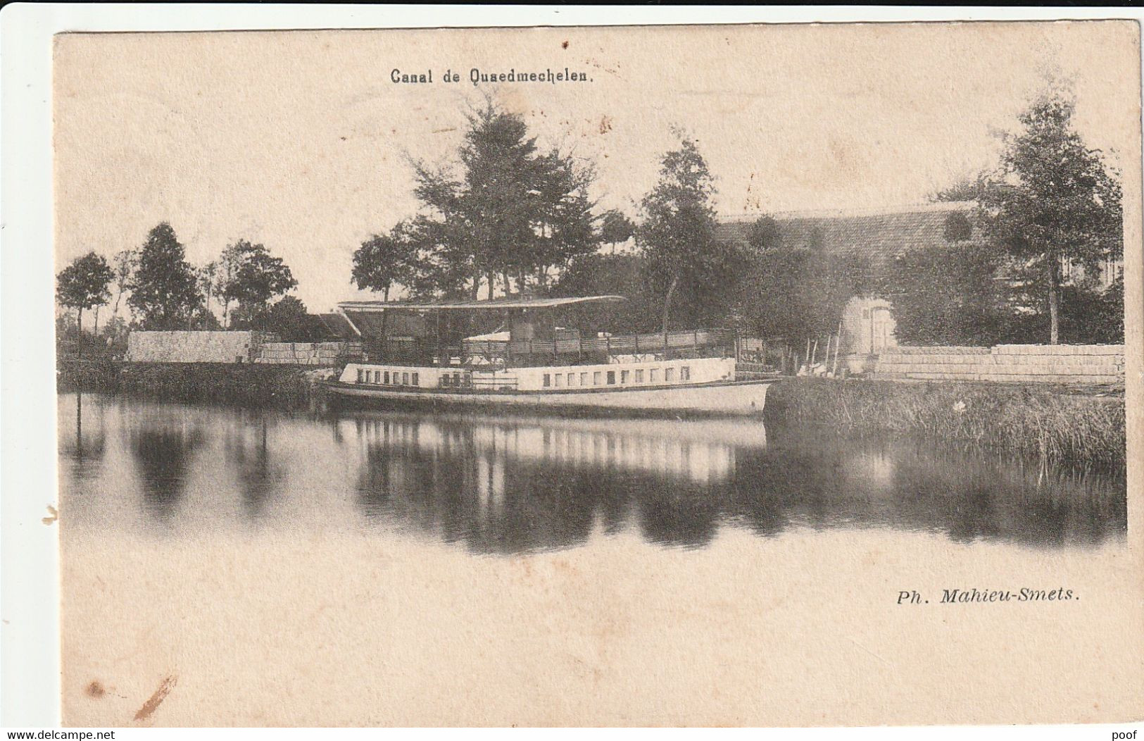 Quaedmechelen / Kwaadmechelen : Canal / Kanaal Met Boot - Ham