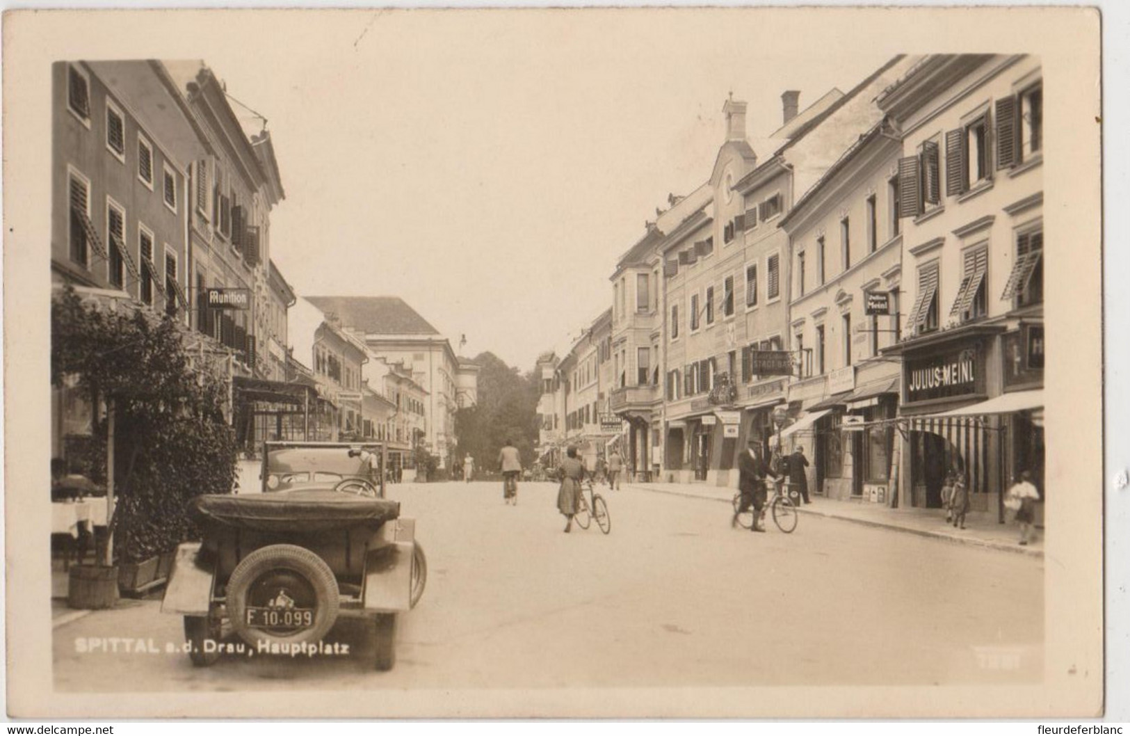 SPITTAL An Der DRAU (Autriche) - CPA  - Hauptplatz Tampon Au Dos GEPRUFT Stalag XVIII A 27 - Spittal An Der Drau