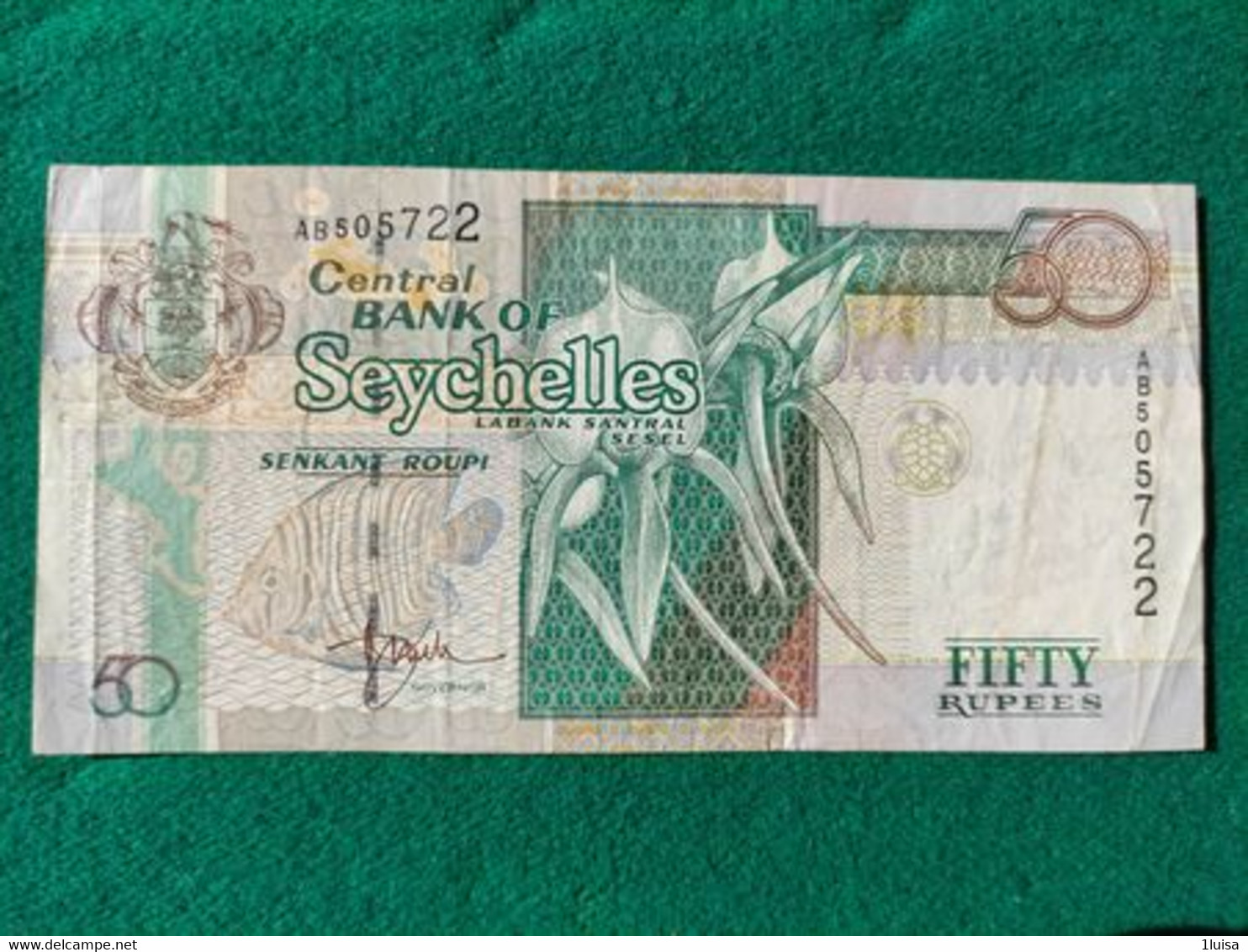 Seychelles 50 Rupees  2011 - Seychelles