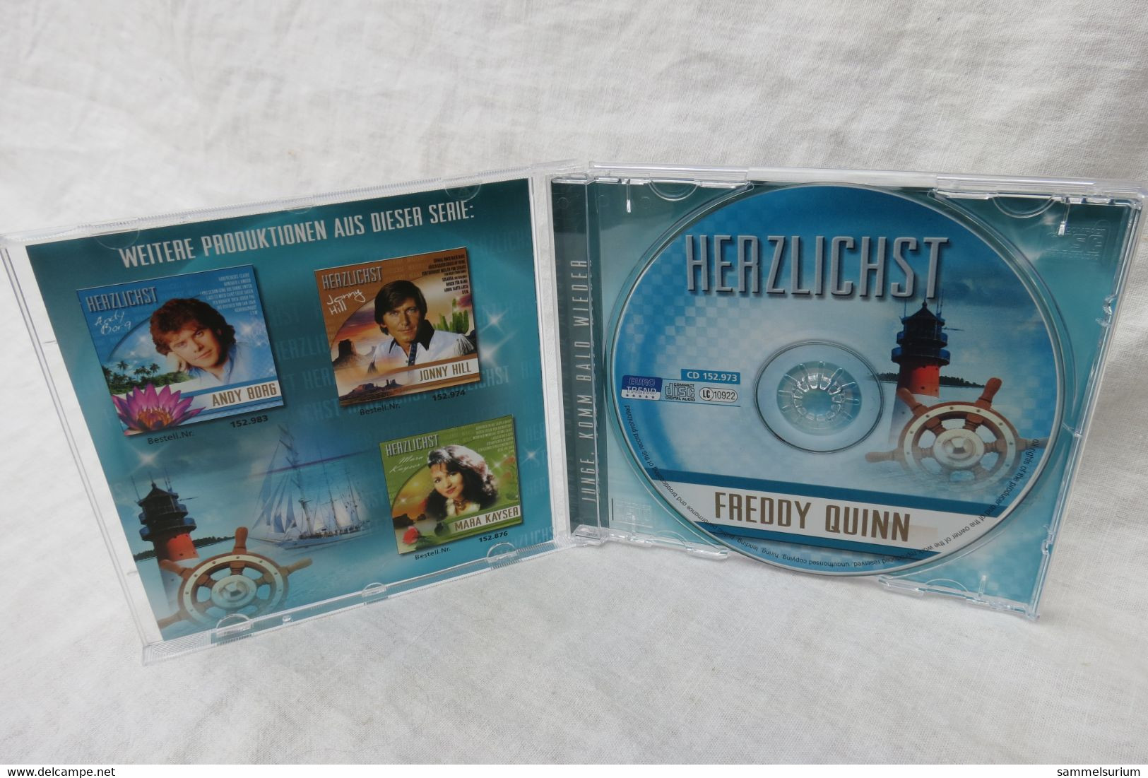 CD "Freddy Quinn" Herzlichst - Autres - Musique Allemande