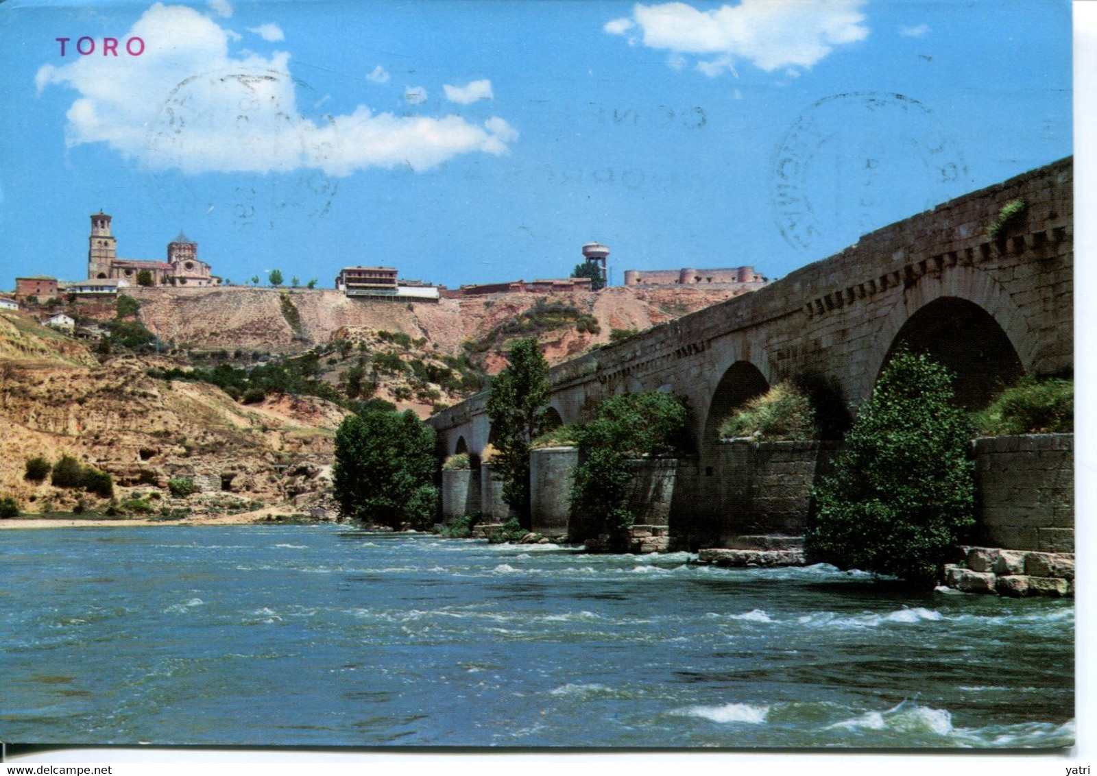 Spagna, Toro, Ponte Romano Sul Rìo Duero - Viaggiata Per La Francia (1983) - Zamora