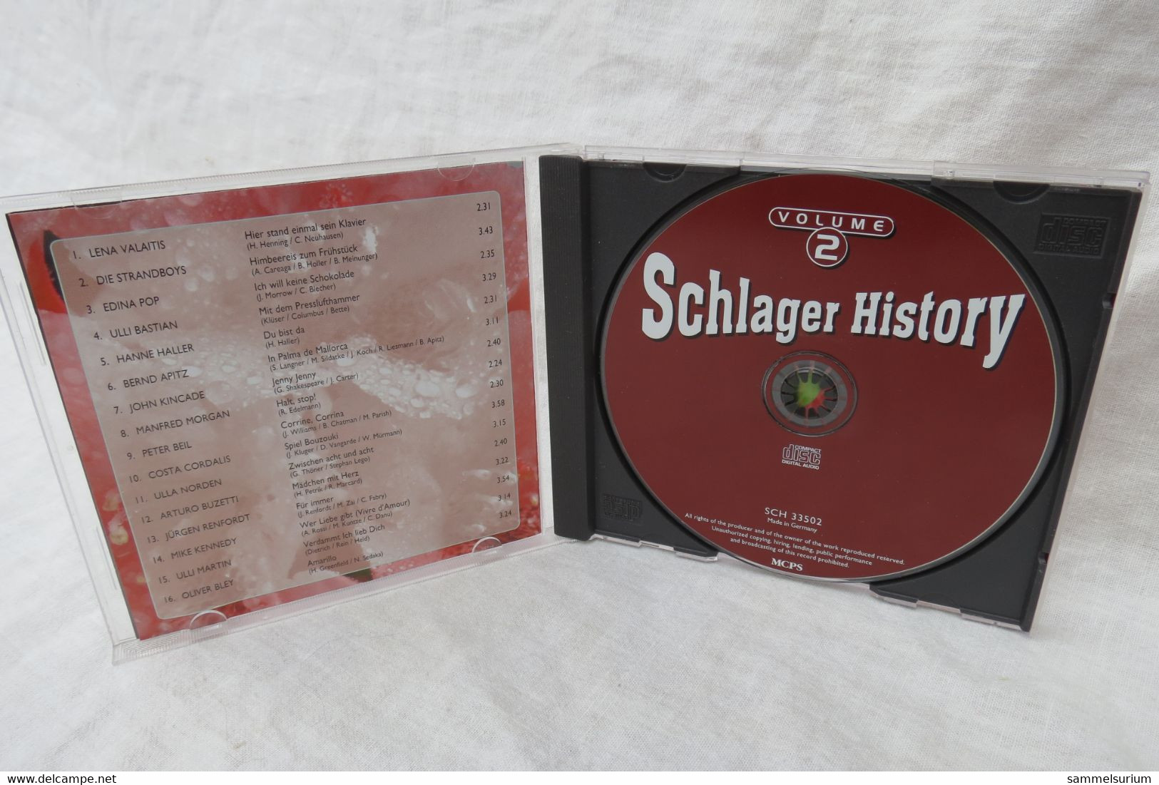 CD "Schlager History" Volume 2 - Compilaties