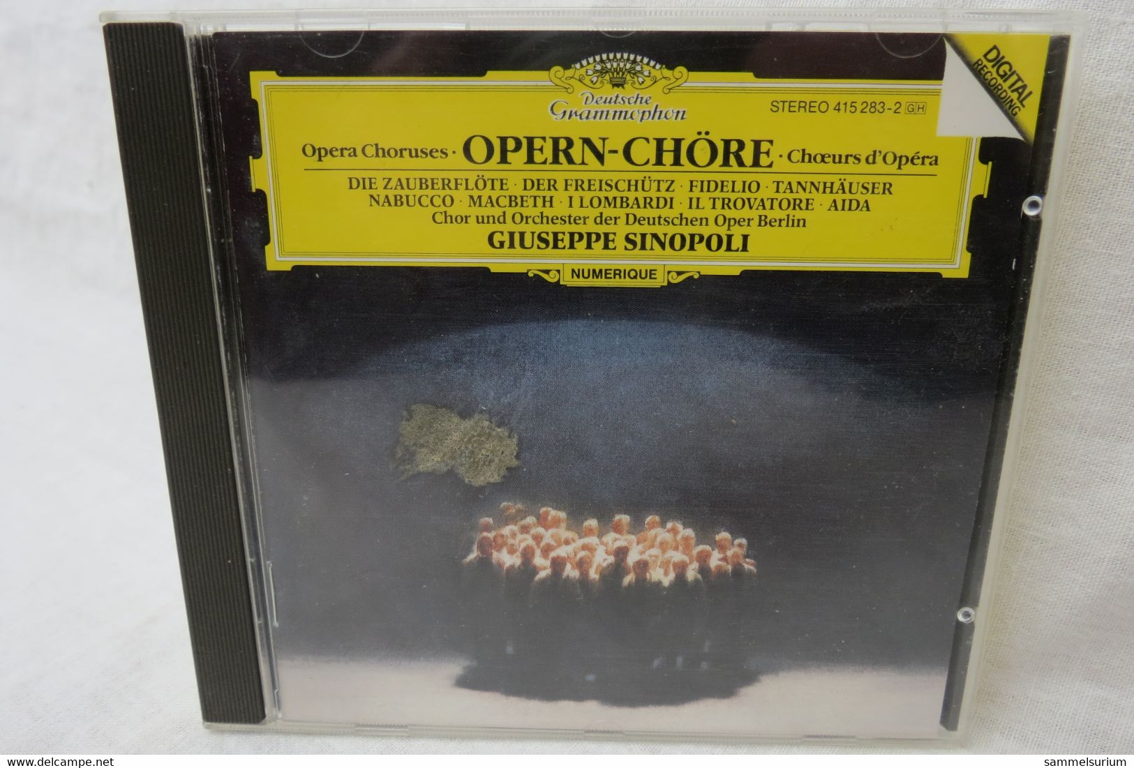 CD "Opern-Chöre" Mozart, Weber, Beethoven Giuseppe Sinopoli, Deutsche Grammophon - Opere