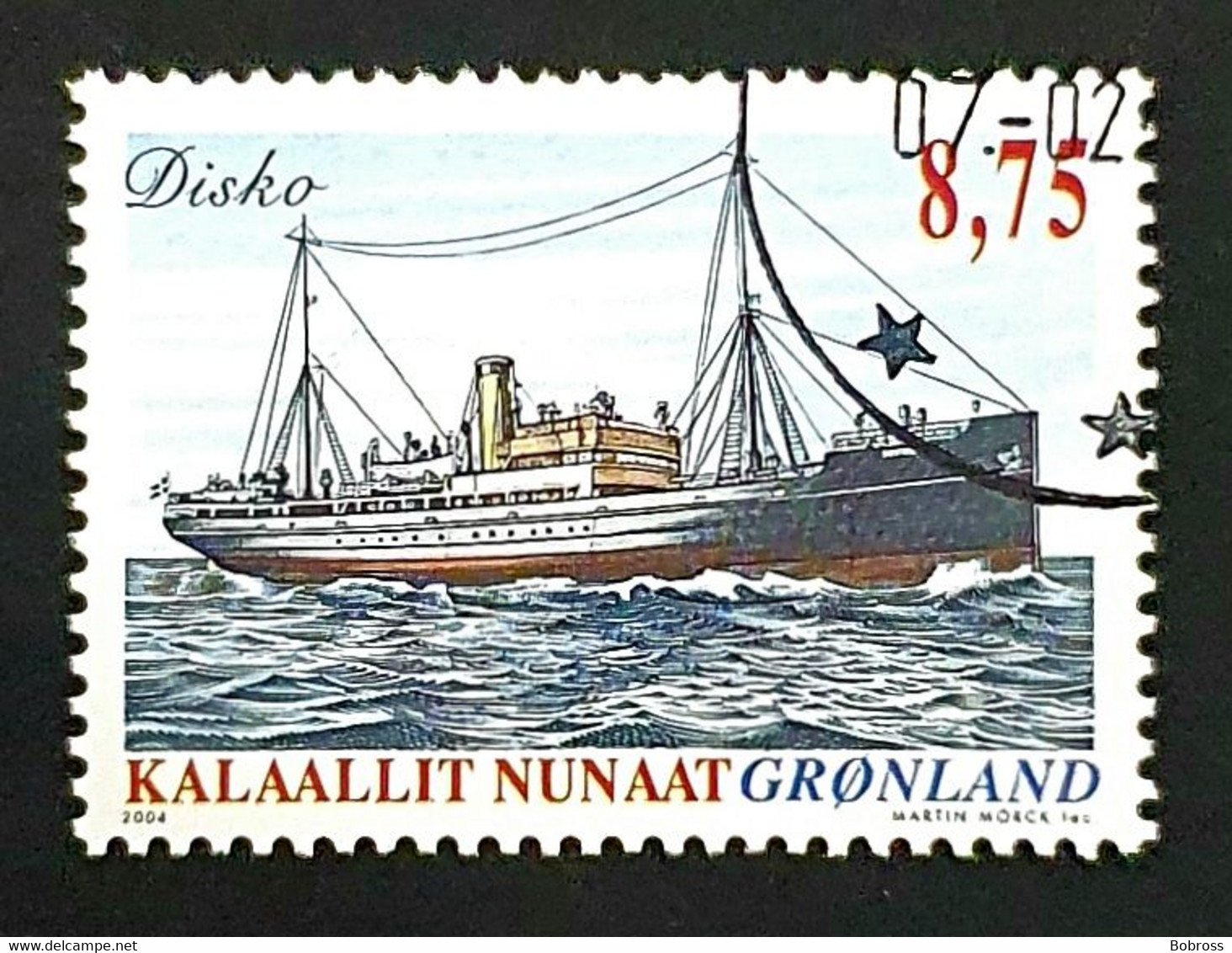 2004 Greenland Navigation, Ships, Boats, Greenland, Used - Used Stamps