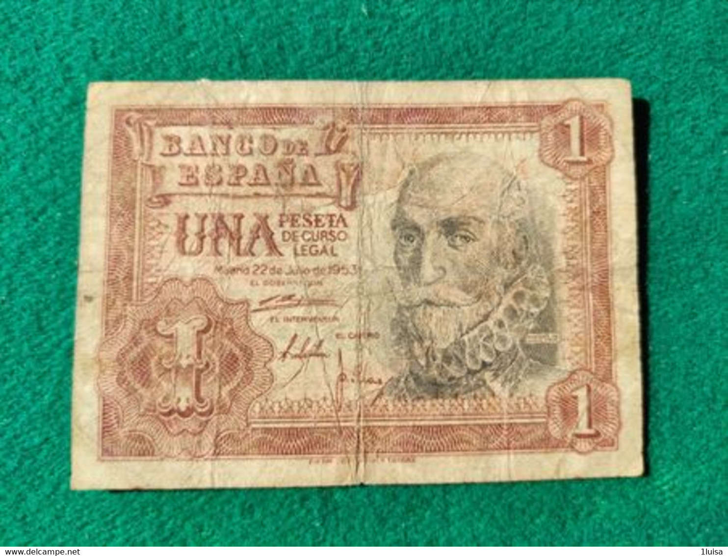 Spagna 1 Peseta 1953 - 1-2 Peseten