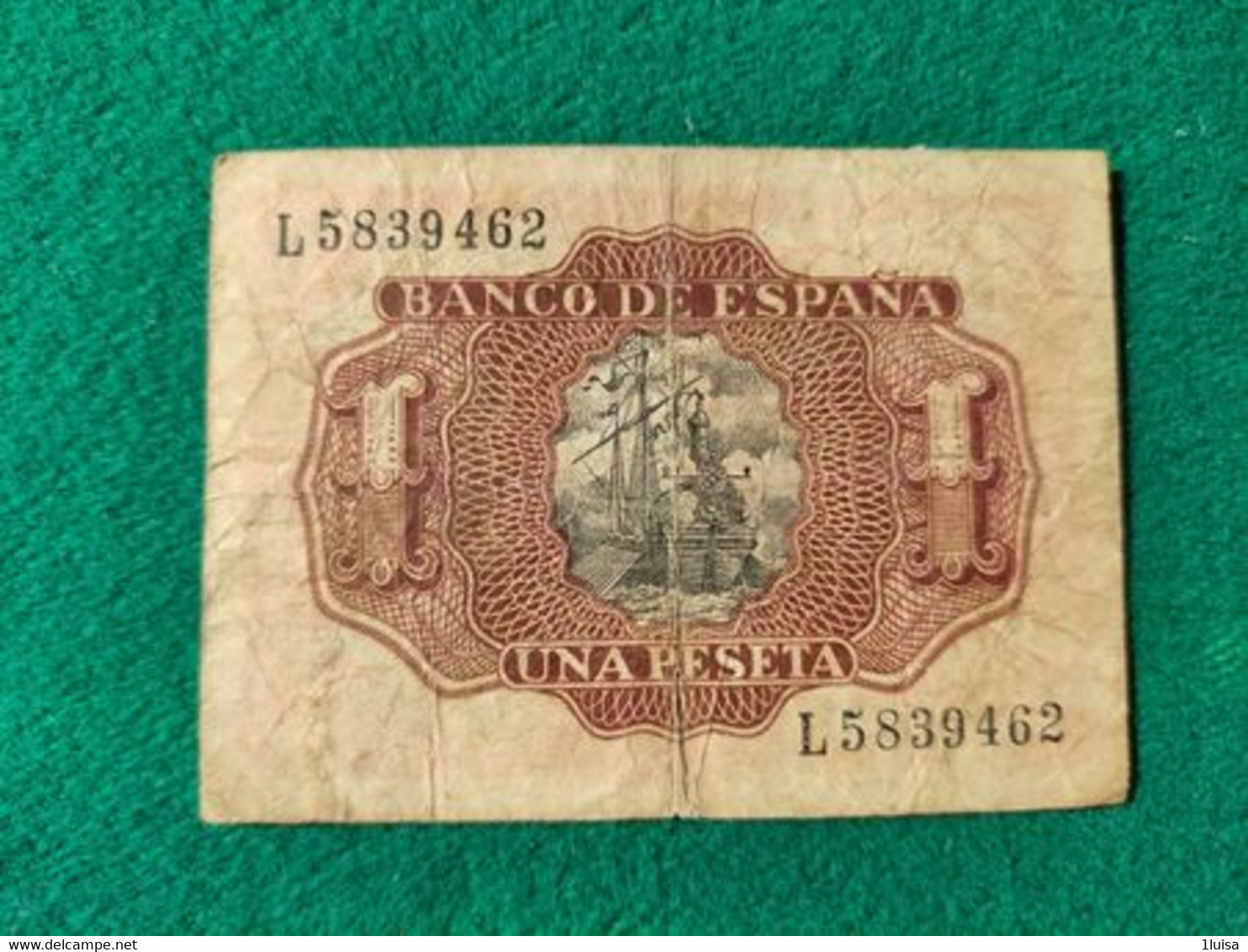 Spagna 1 Peseta 1953 - 1-2 Peseten