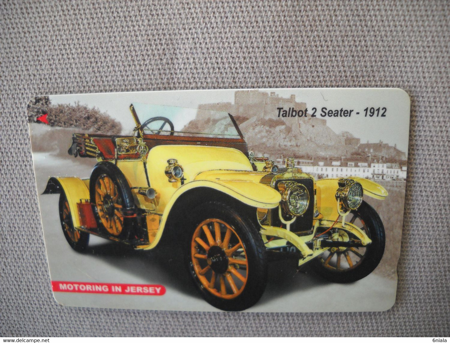 6871 Télécarte Collection  VOITURE  TALBOT 2 SEATER 1912 JERSEY    (scans Recto Verso)  Carte Téléphonique - Automobili