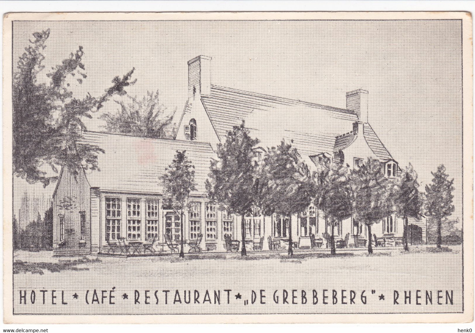 Rhenen Hotel Café Restaurant De Grebbeberg SN461 - Rhenen