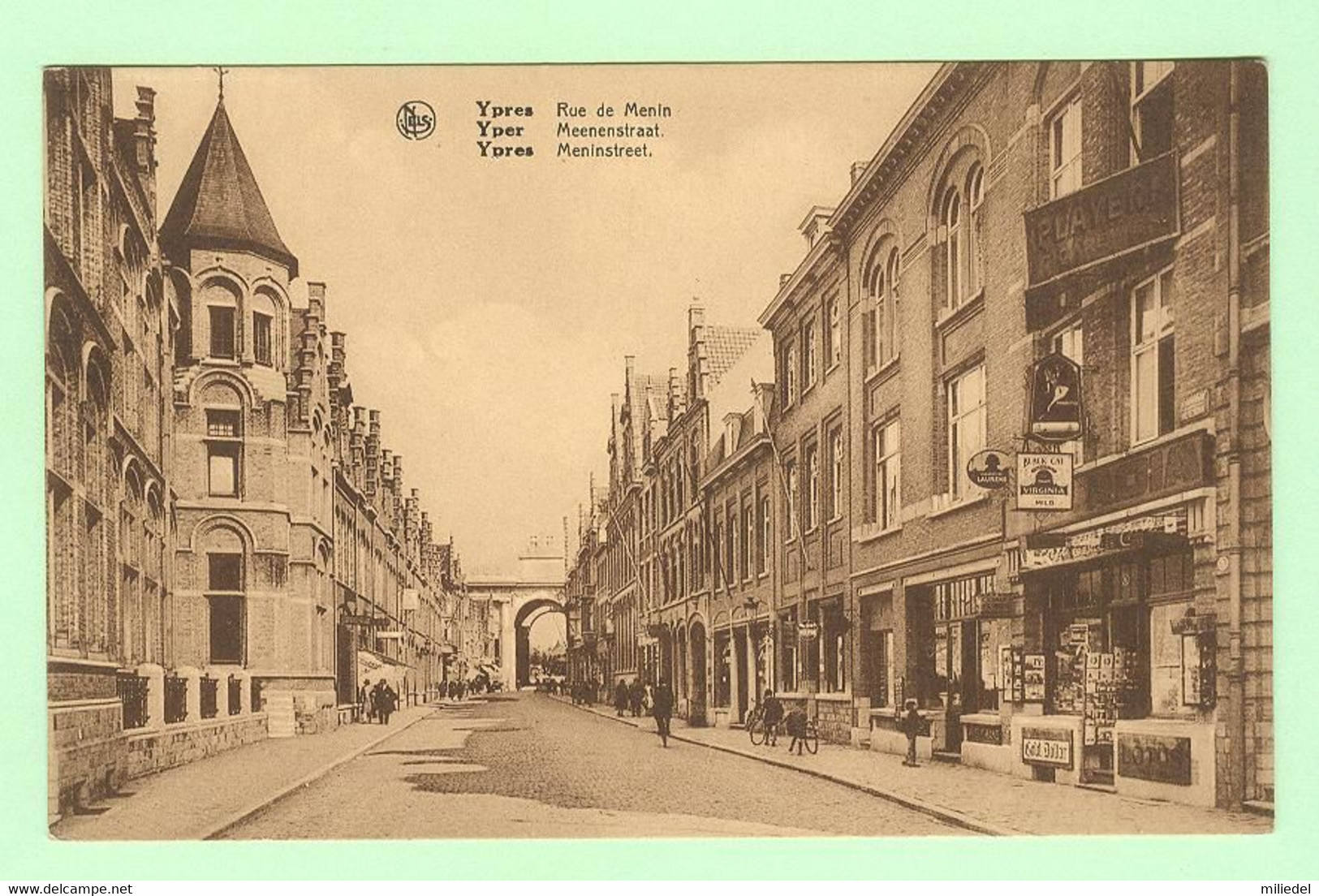 H812 - BELGIQUE - Ieper - Ypres - Rue De Menin - Ieper