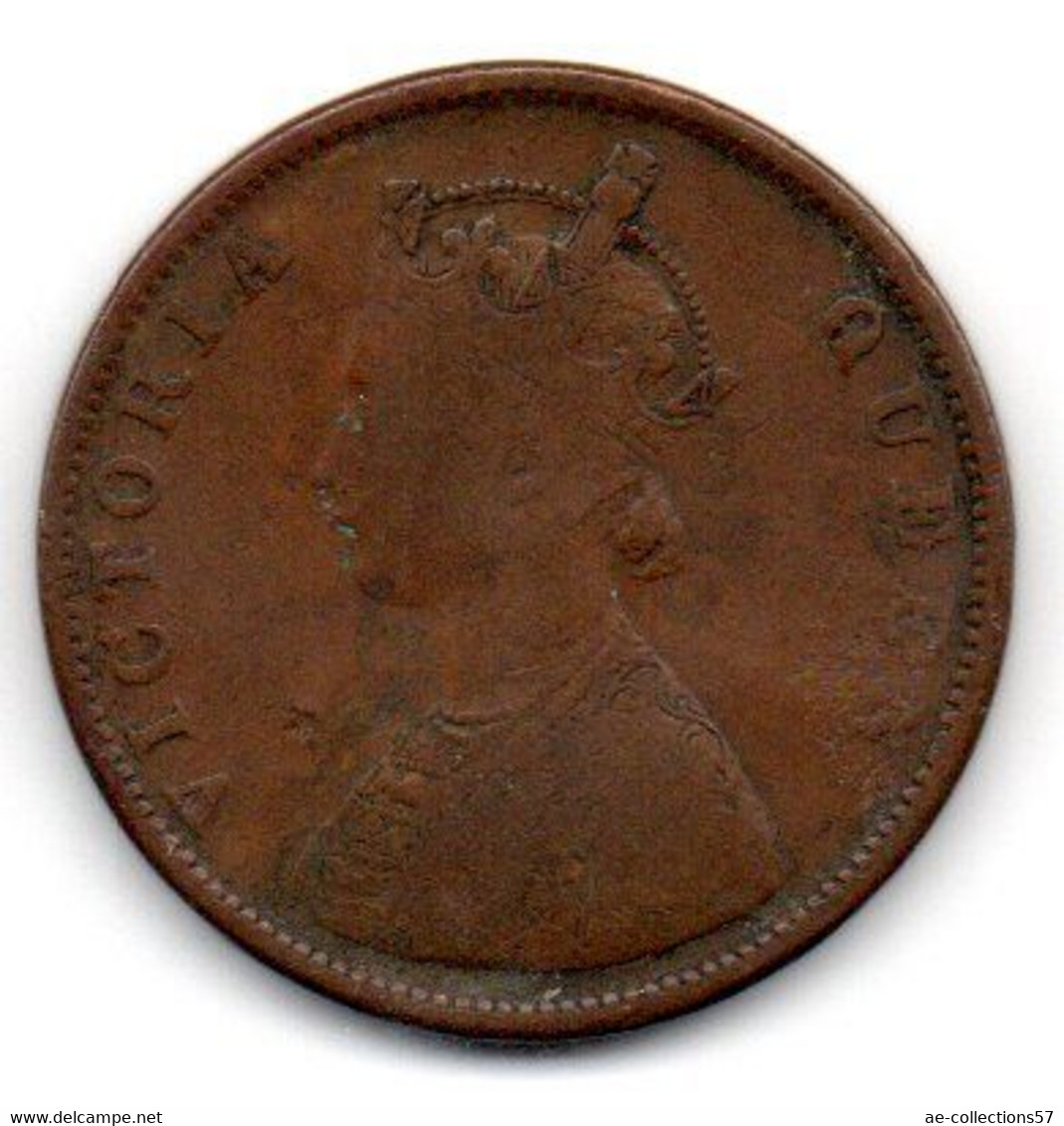 British India Half Anna 1862 Victoria TB - Kolonies