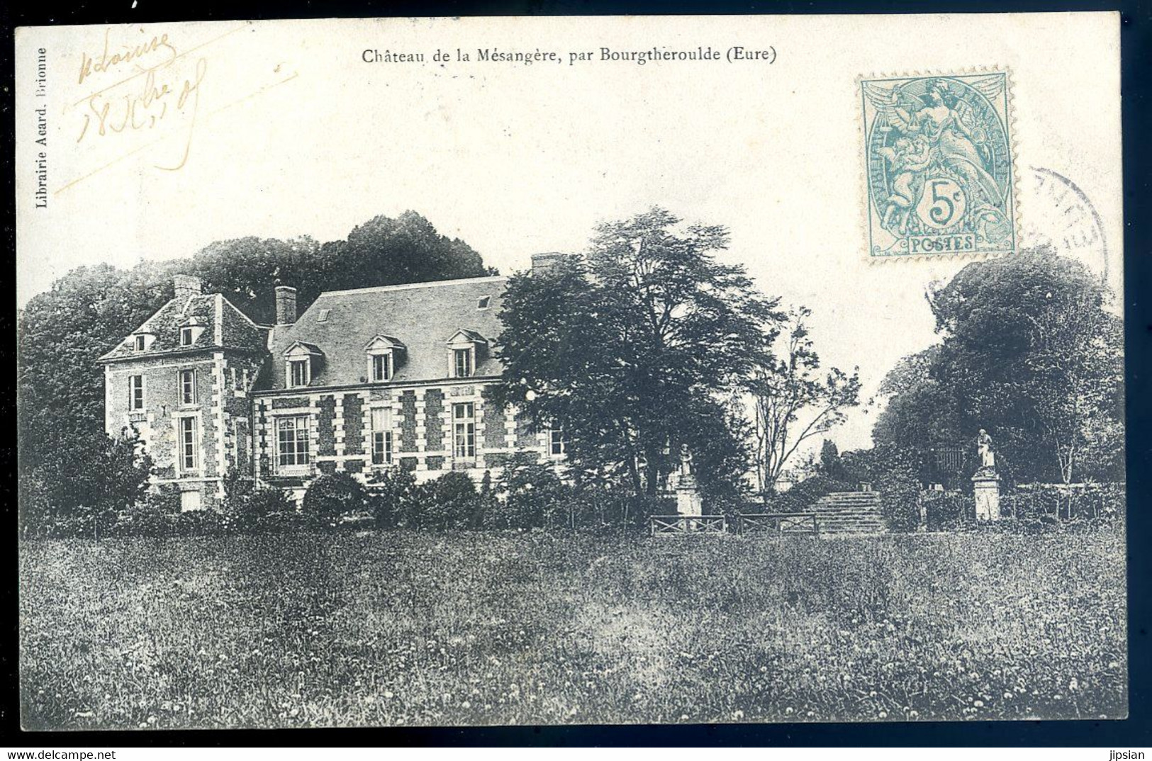 Cpa Du 27 Château De La Mésangère Par   Bourgtheroulde  NOV20-69 - Bourgtheroulde