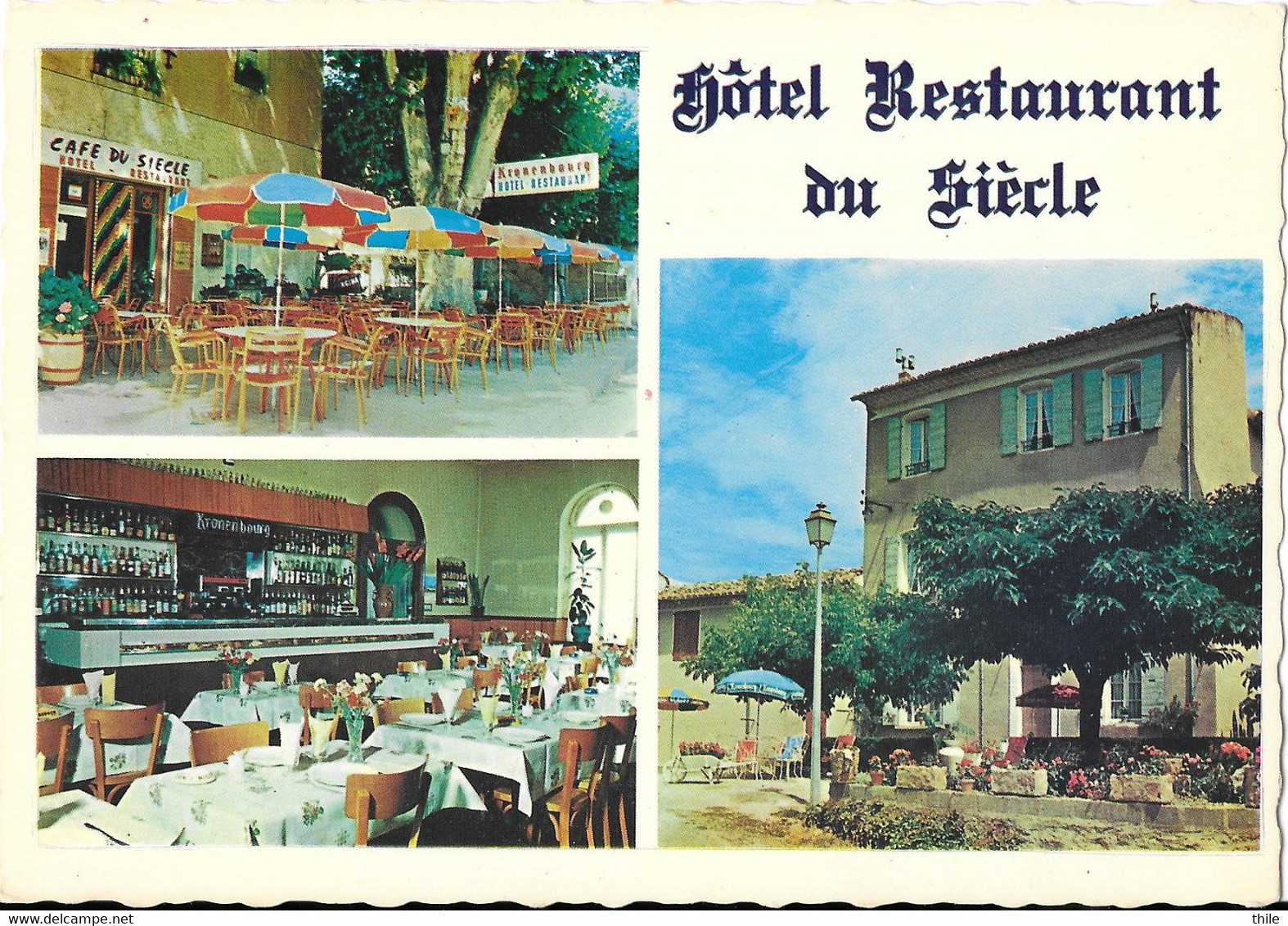 MAZAN - Hôtel Restaurant Du Siècle - Mazan