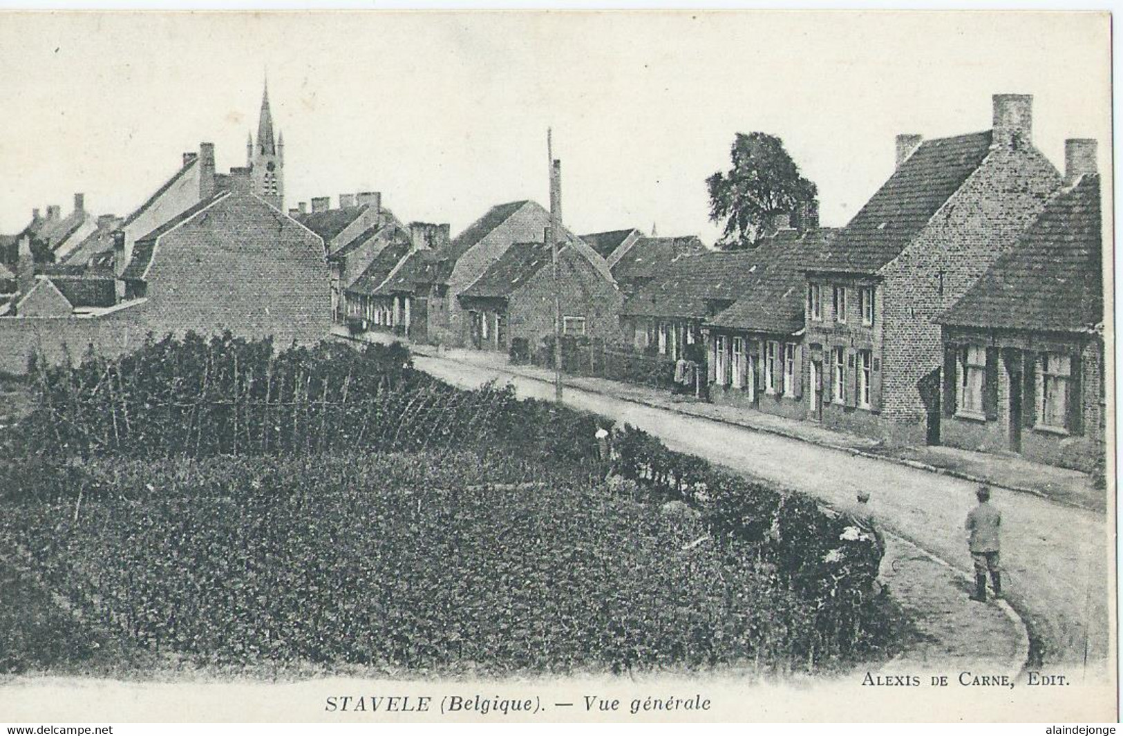 Stavele - Vue Générale - Edit. Alexis De Carne - 17-09-1918 - Alveringem