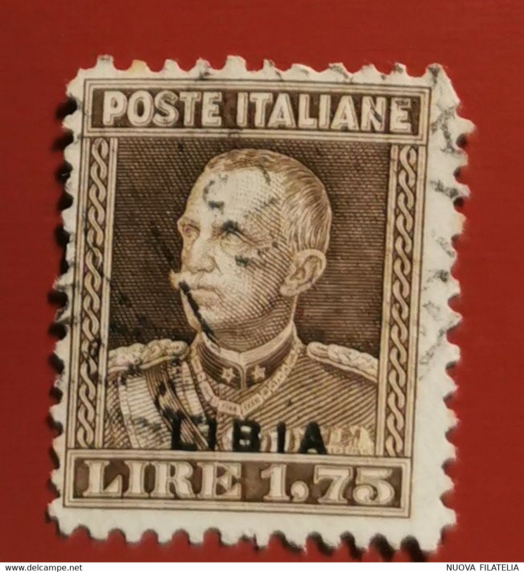 LIBIA 1928-29 COLONIA ITALIANA ​​​​​​​1,75 LIRE - Libye