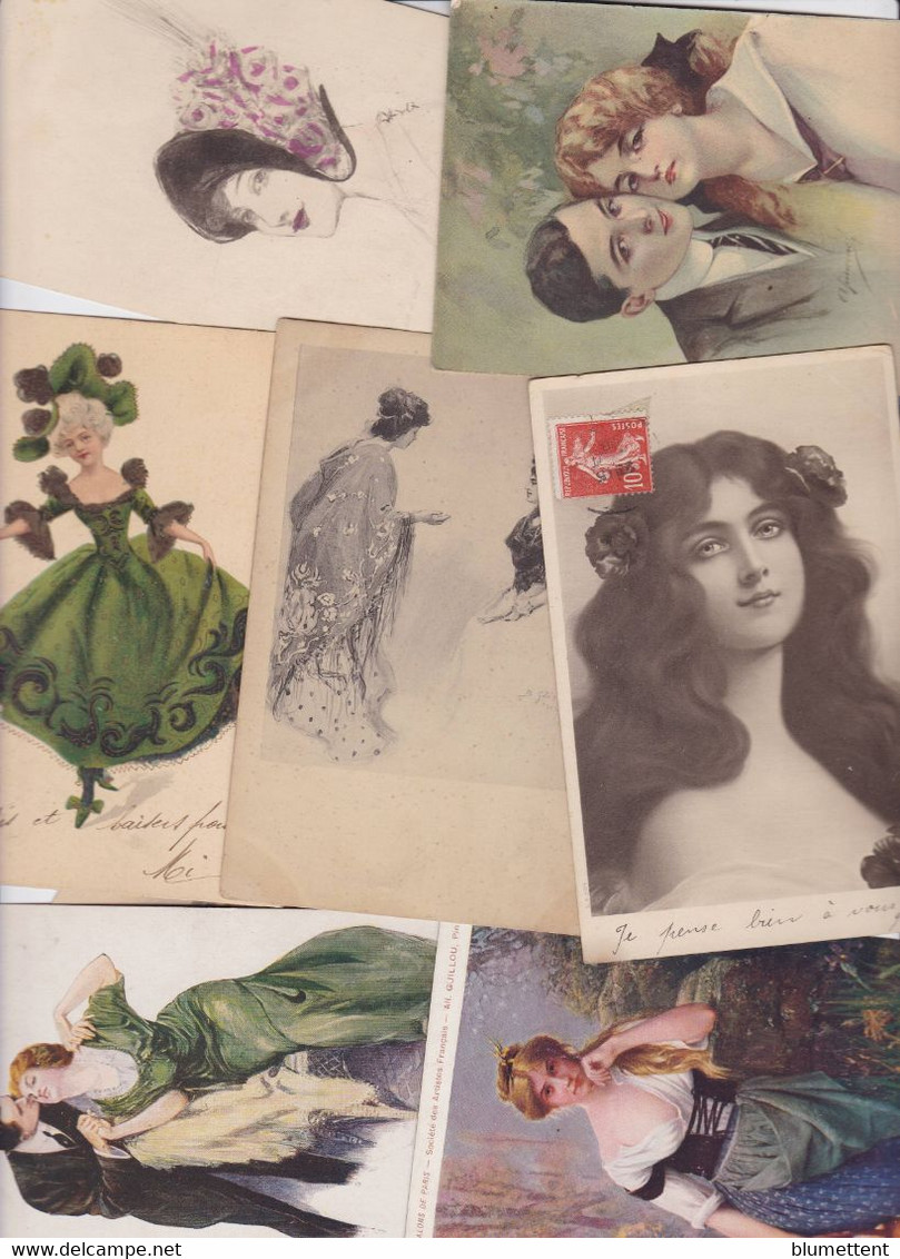 Lot 2877 De 10 CPA Femme Woman Girl Glamour Déstockage Pour Revendeurs Ou Collectionneurs - 5 - 99 Cartes