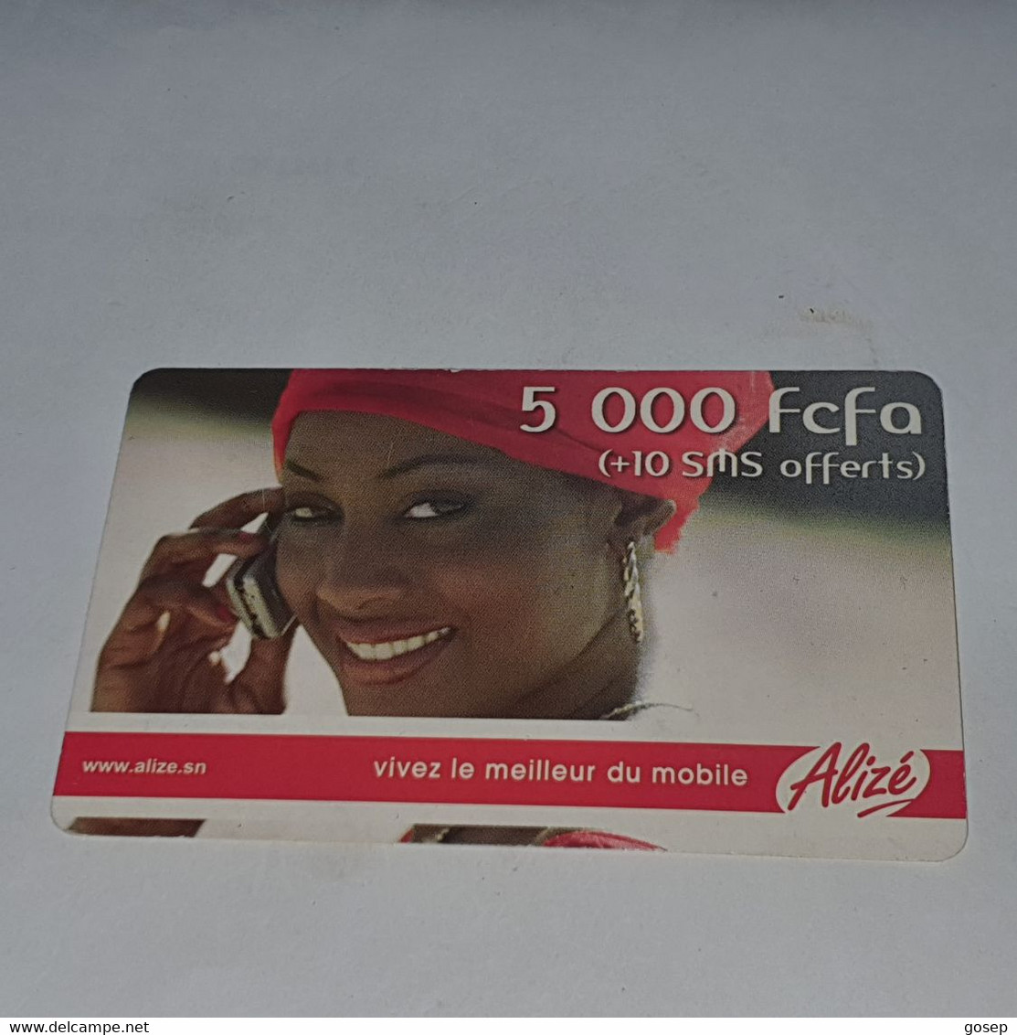 Senegal-(SN-ALI-REF-004)-vivez Le Meilleur-(3)-(5.000fcfa+10sms)-(10-89-15-24-16-05-22)-used Card+1card Prepiad Free - Sénégal