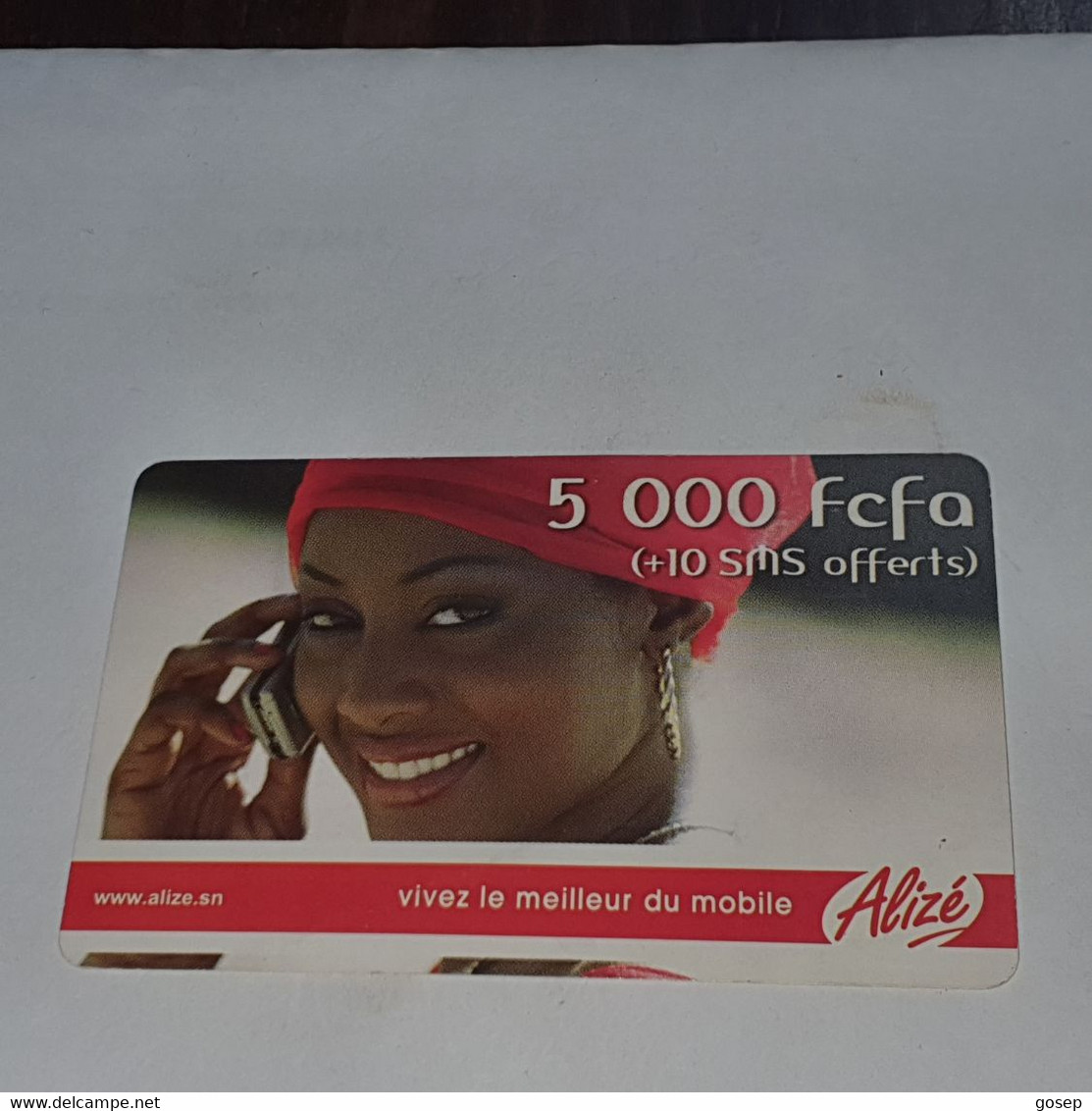 Senegal-(SN-ALI-REF-004/a)-vivez Le Meilleur-(4)-(5.000fcfa+10sms)-(10-66-88-45-93-89-49)-used Card+1card Prepiad Free - Senegal