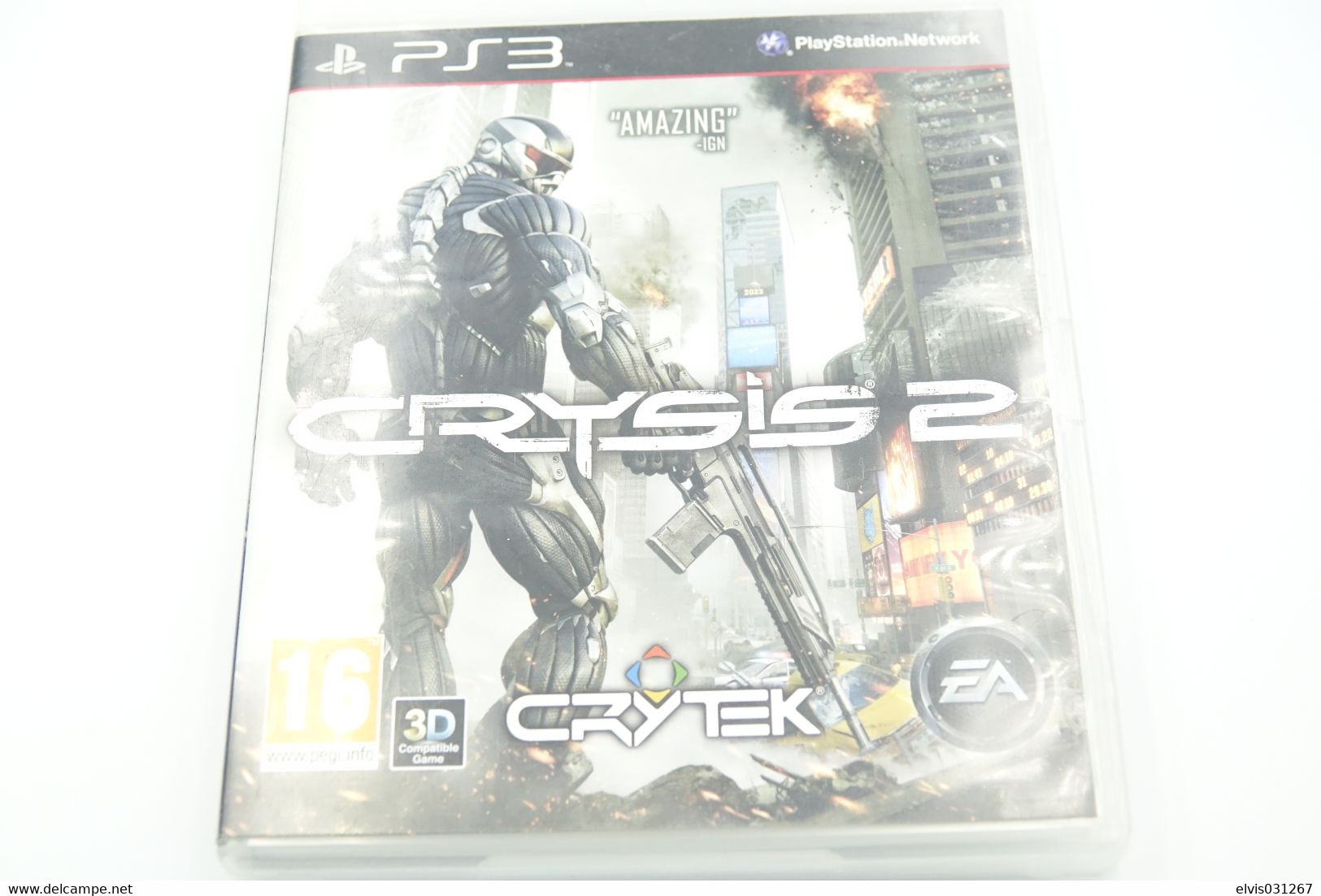 SONY PLAYSTATION THREE PS3 : CRYSIS 2 - ELECTRONIC ARTS - CRYTEK - PS3