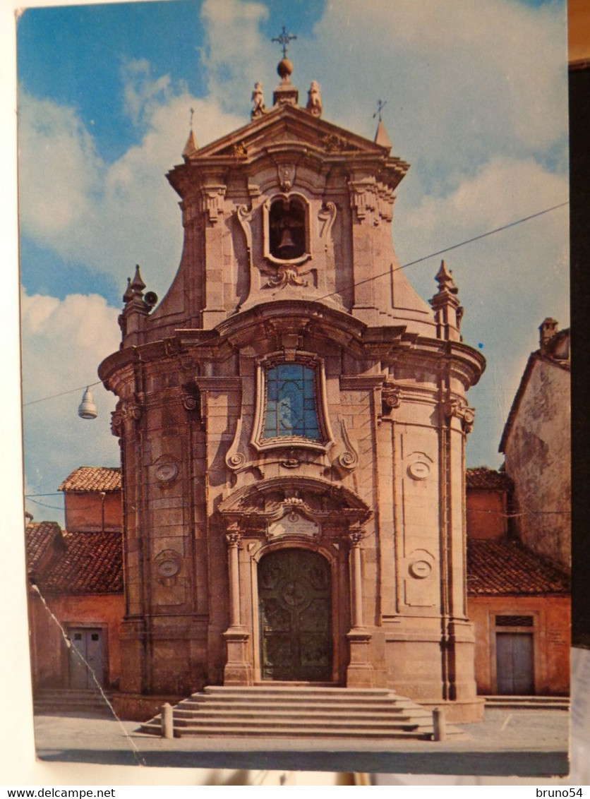 Cartolina Serra San Bruno Prov Vibo Valentia Chiesa Dell'addolorata Piccola Piega - Vibo Valentia