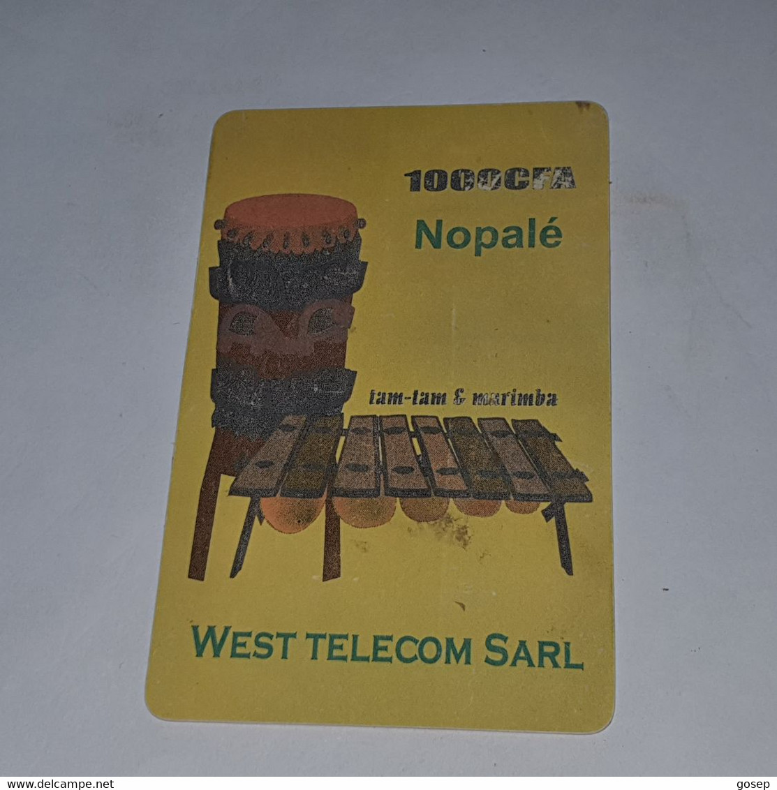 Senegal-(SN-NOP-REF-0001)-nopale-Tam-tam-(7)-(1.000cfa)-(70-09-31-57)-used Card+1card Prepiad Free - Sénégal
