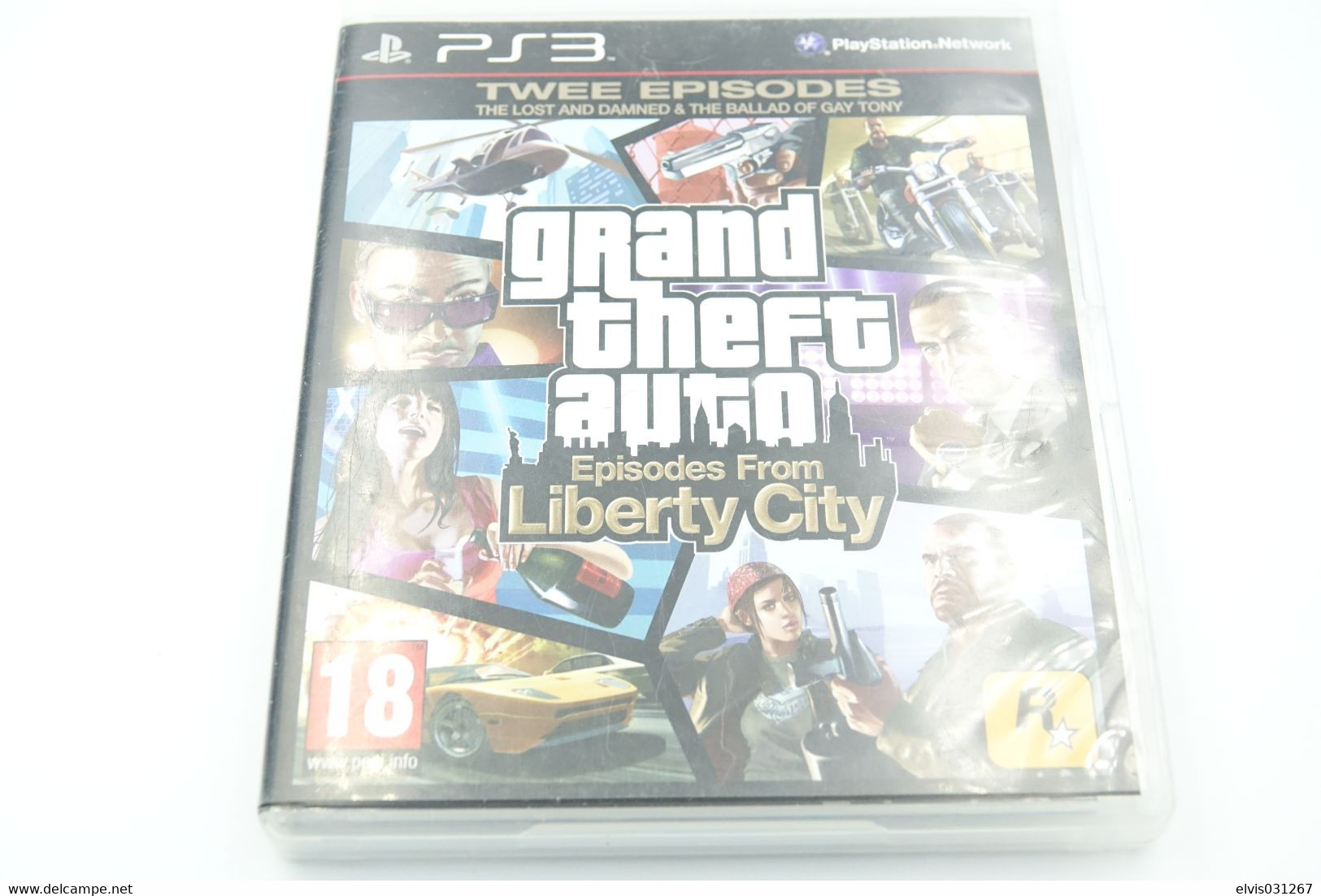 SONY PLAYSTATION THREE PS3 : GRAND THEFT AUTO GTA EPISODES FROM LIBERTY CITY - ROCKSTAR - PS3