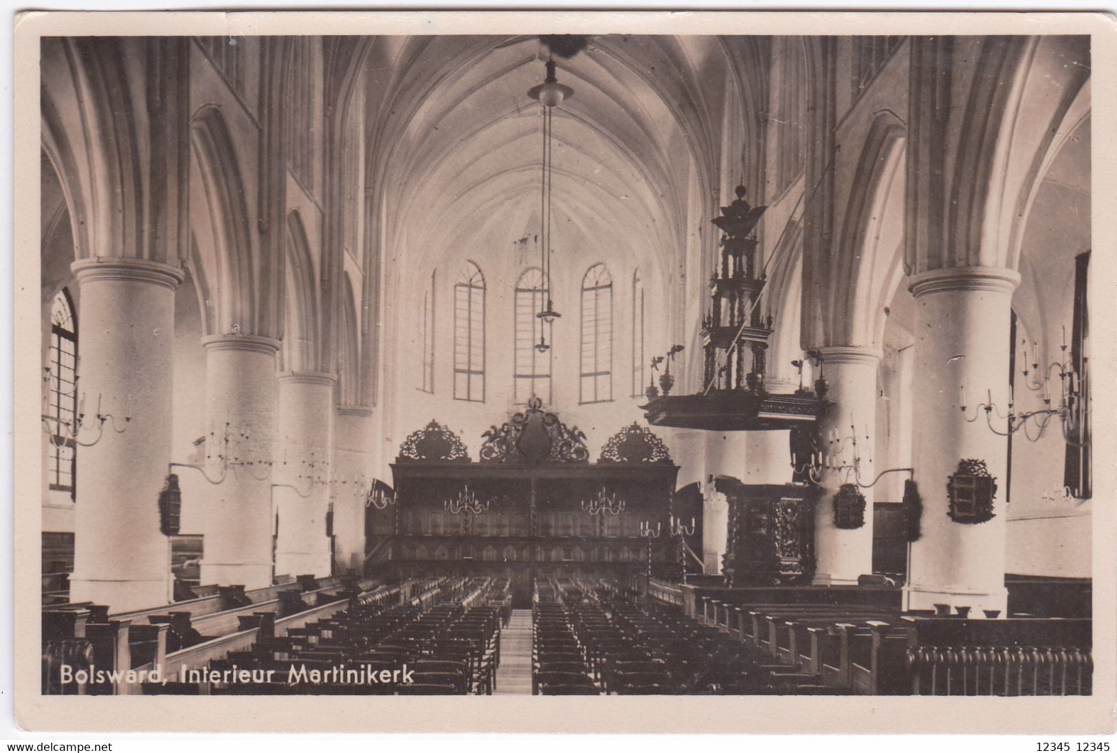 Bolsward, Interieur Martinikerk - Bolsward