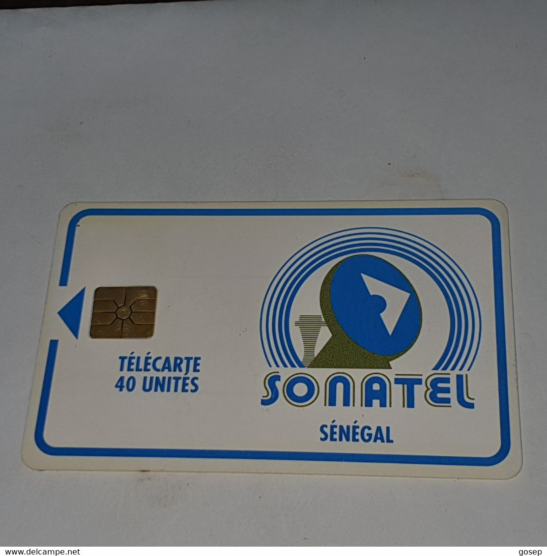 Senegal-(SN-SON-0020B-sen-17a/1)-LOGO-red-with Moreno-(15)-(40units)-(not Number)-used Card+1card Prepiad Free - Sénégal
