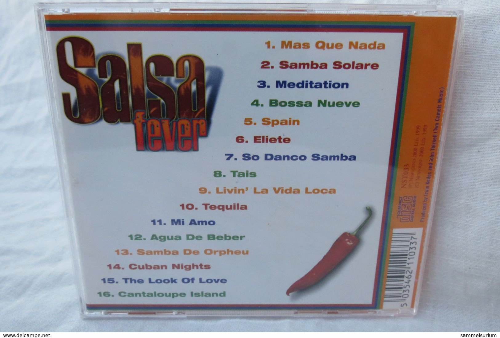 CD "Salsa Fever" 16 Of The Hottest Salsa Anthems - Compilaciones