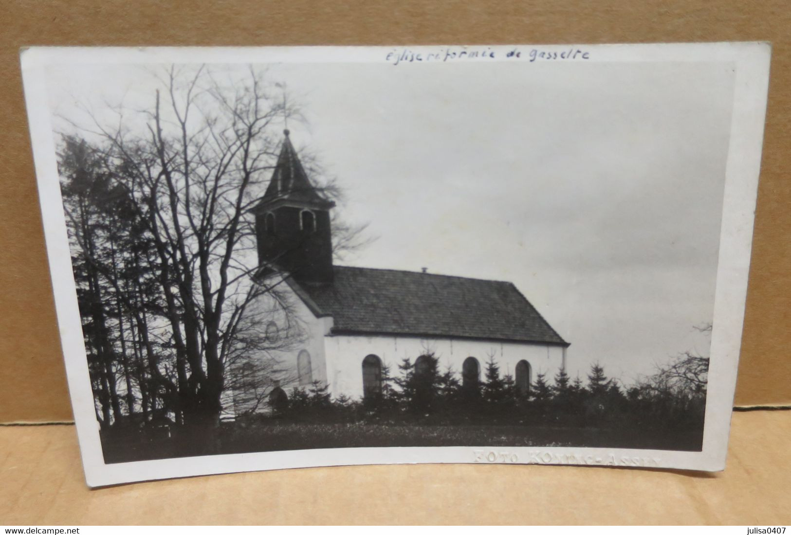 GASSELTE (Pays Bas) Carte Photo église Réformée - Autres & Non Classés