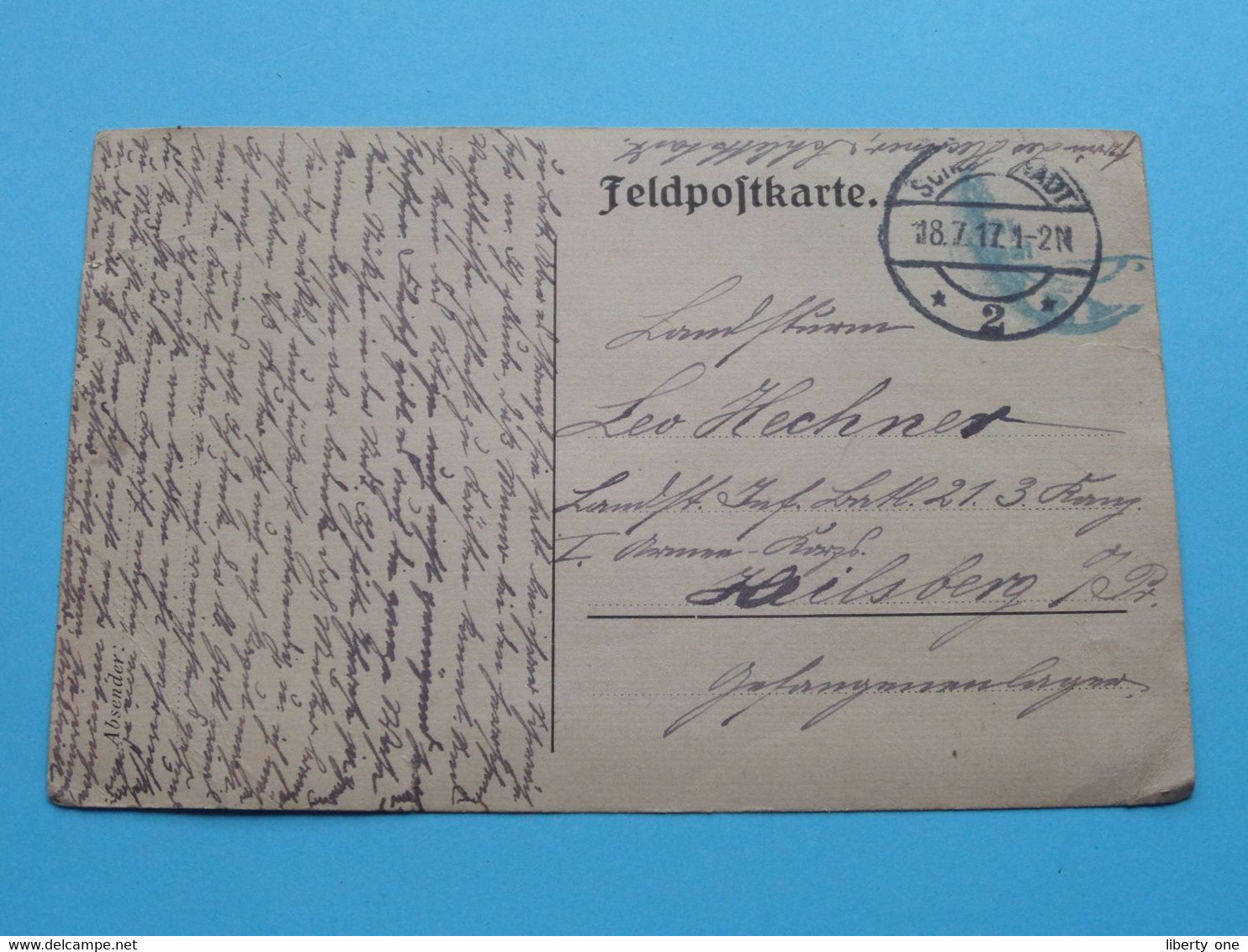 4 FELDPOSTKARTE > Wereldoorlog 1 ( Anno 1916/17 ) Guerre / War 1 ( Voir Photo / Scans ) 4 Exemplaires ! - Documents