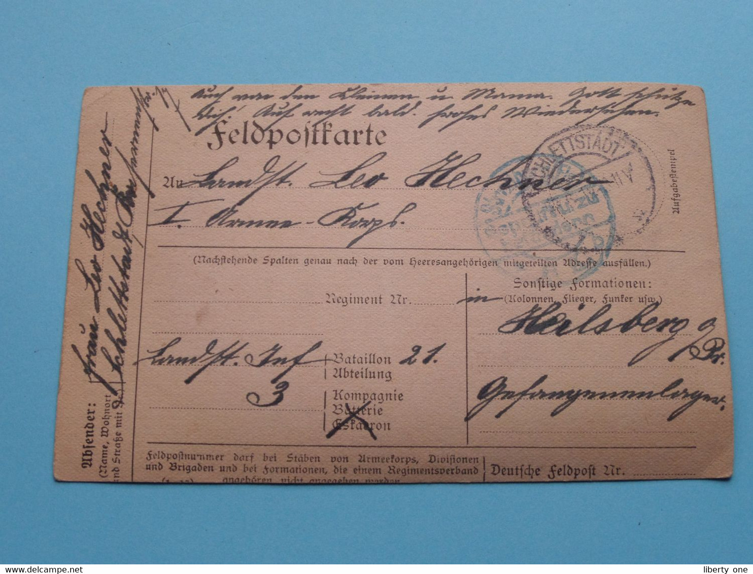 4 FELDPOSTKARTE > Wereldoorlog 1 ( Anno 1916/17 ) Guerre / War 1 ( Voir Photo / Scans ) 4 Exemplaires ! - Documents