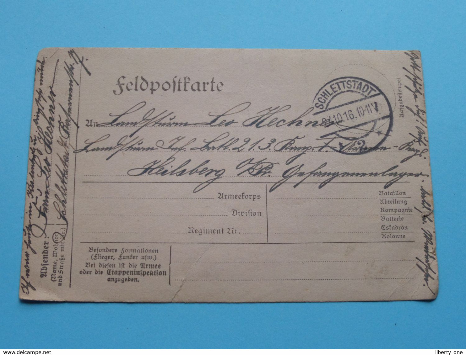 4 FELDPOSTKARTE > Wereldoorlog 1 ( Anno 1916/17 ) Guerre / War 1 ( Voir Photo / Scans ) 4 Exemplaires ! - Documents