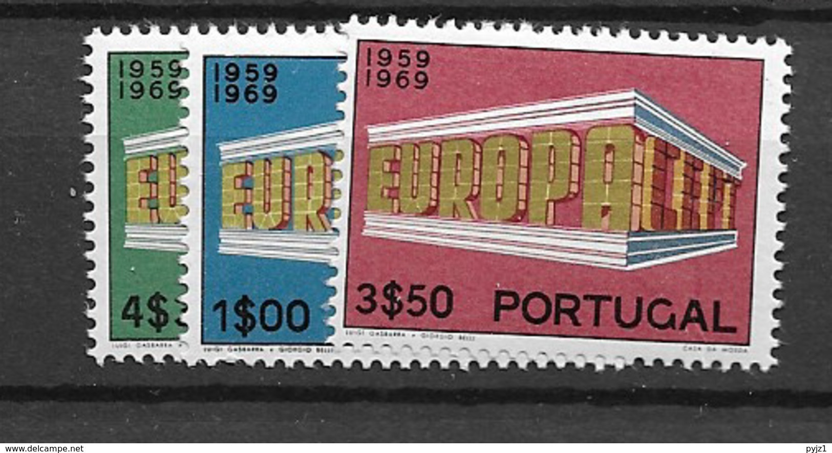 1969 MNH Portugal, Michel 1070-72  Postfris** - Neufs