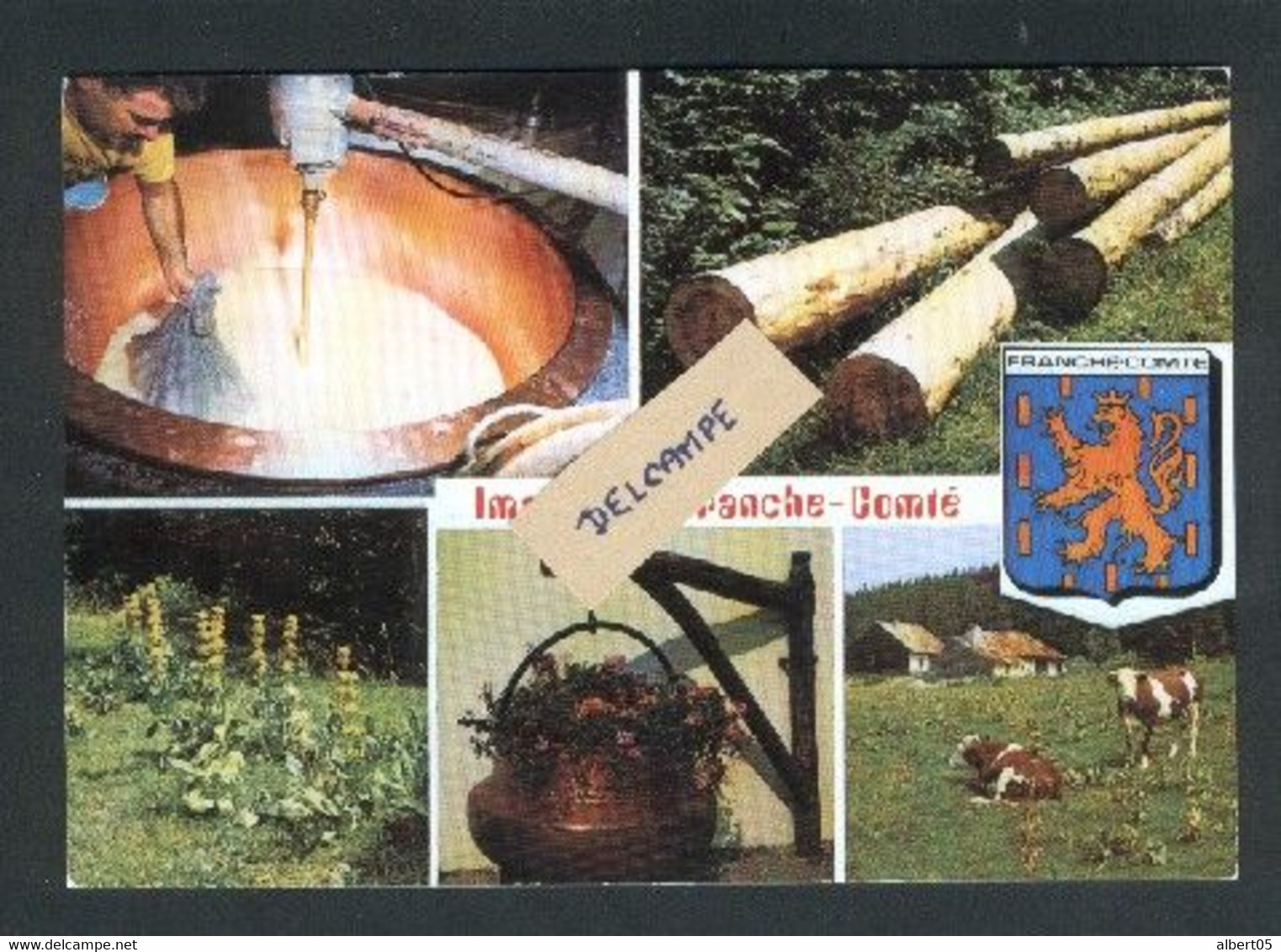 Images De Franche-Comté - Gentianes , Vaches , Fromage Comté , Blason - Franche-Comté