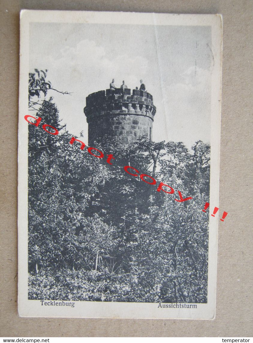 Germany / Tecklenburg - Aussichtsturm ( 1930 ) / Gruss Von Der Felsengrotte Tecklenburg - Rheine