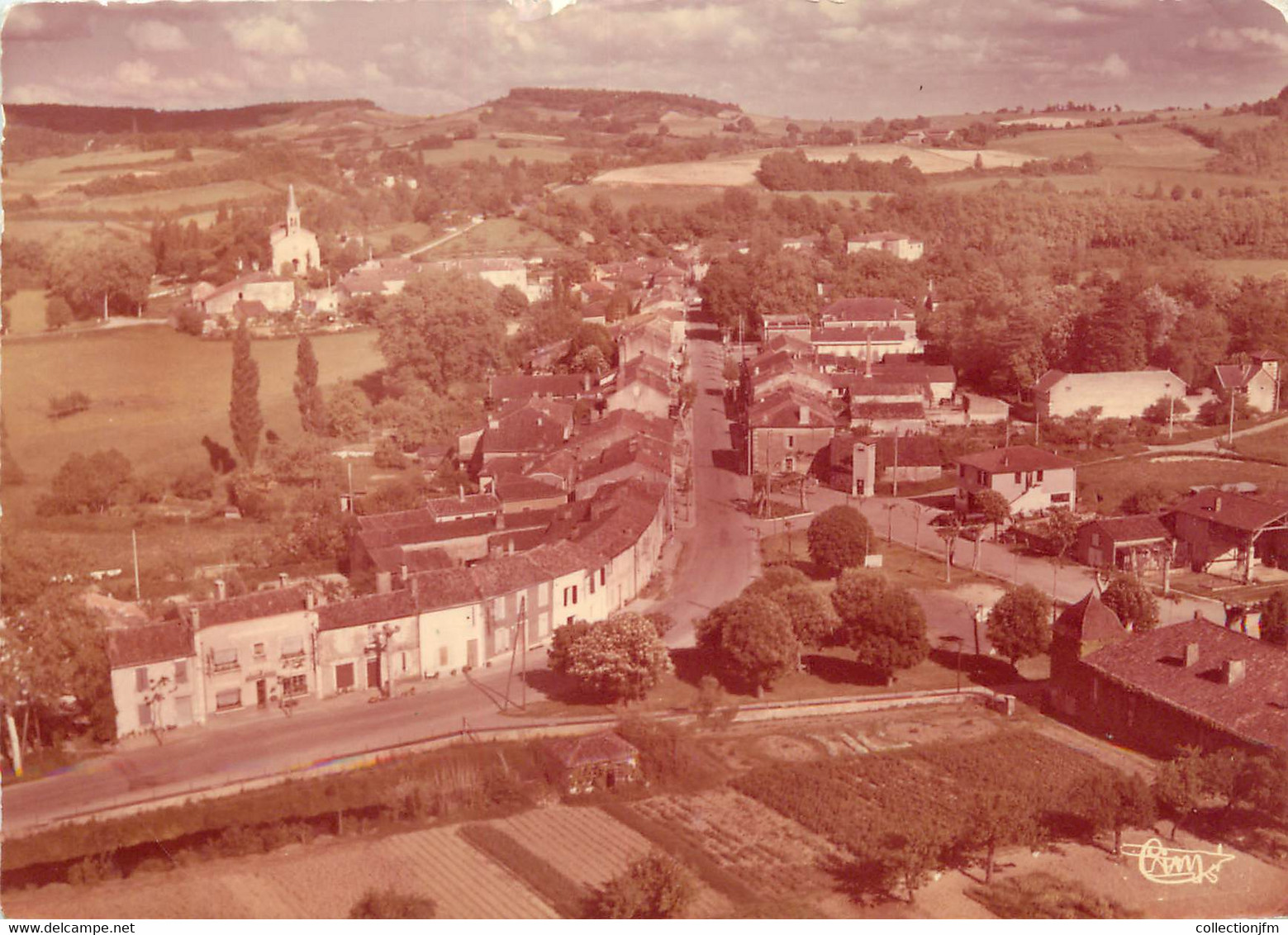 / CPSM FRANCE 32 "Castera Verduzan, Vue Générale" - Castera