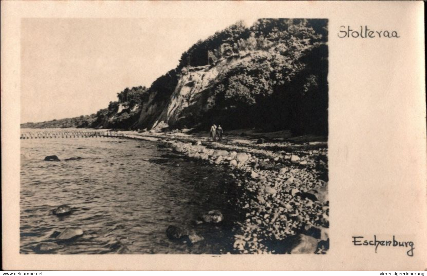 ! Foto Eschenburg, Ansichtskarte Rostock Warnemünde, Stoltera - Rostock