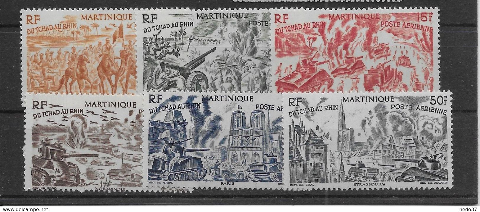 Martinique Poste Aérienne N°7/12  - Neufs ** Sans Charnière - TB - Posta Aerea