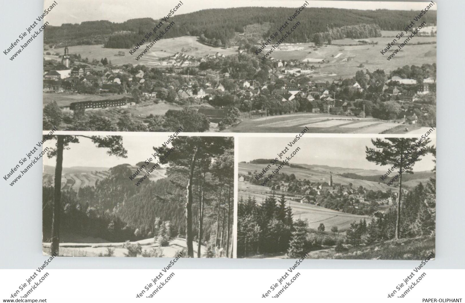 0-6860 WURZBACH, Mehrbild-AK 1959, Kl. Einriss - Wurzbach