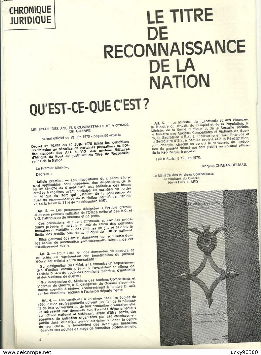 LES CAHIERS DU DJEBEL - U N C A F N -  GUERRE AFRIQUE DU NORD - ANCIENS COMBATTANTS - Autres & Non Classés