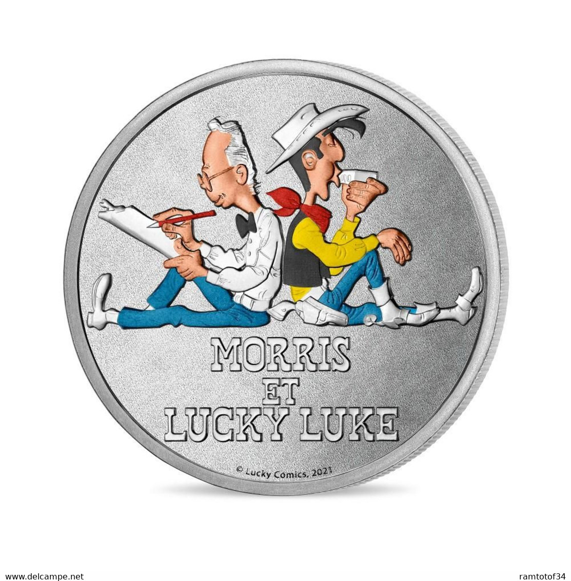 2021 MDP120 - PARIS - Hôtel De La Monnaie 66 - Coffret Collector Lucky Luke (avec 4 Médailles)  / MONNAIE DE PARIS 2021 - 2021