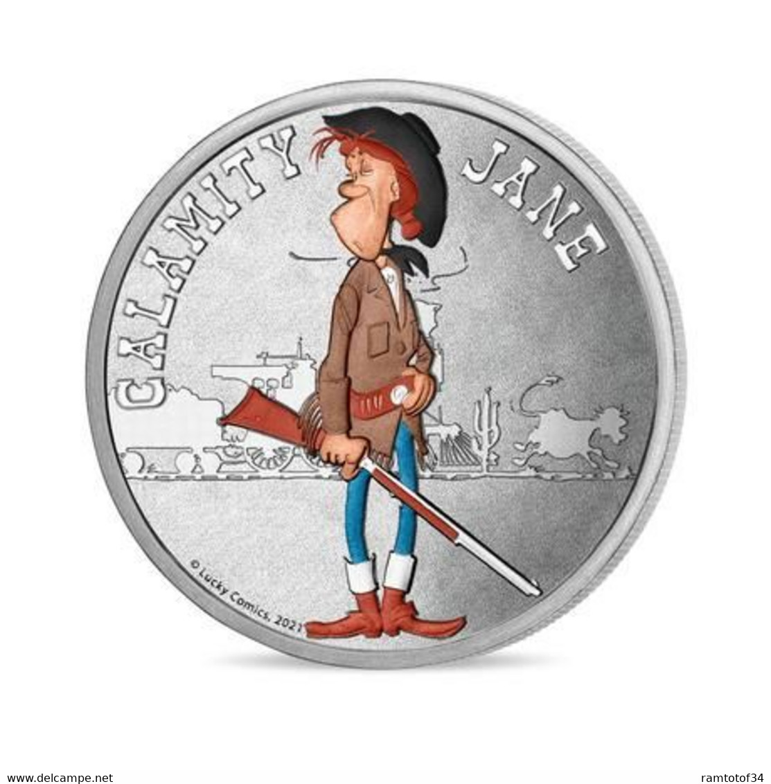 2021 MDP120 - PARIS - Hôtel De La Monnaie 66 - Coffret Collector Lucky Luke (avec 4 Médailles)  / MONNAIE DE PARIS 2021 - 2021