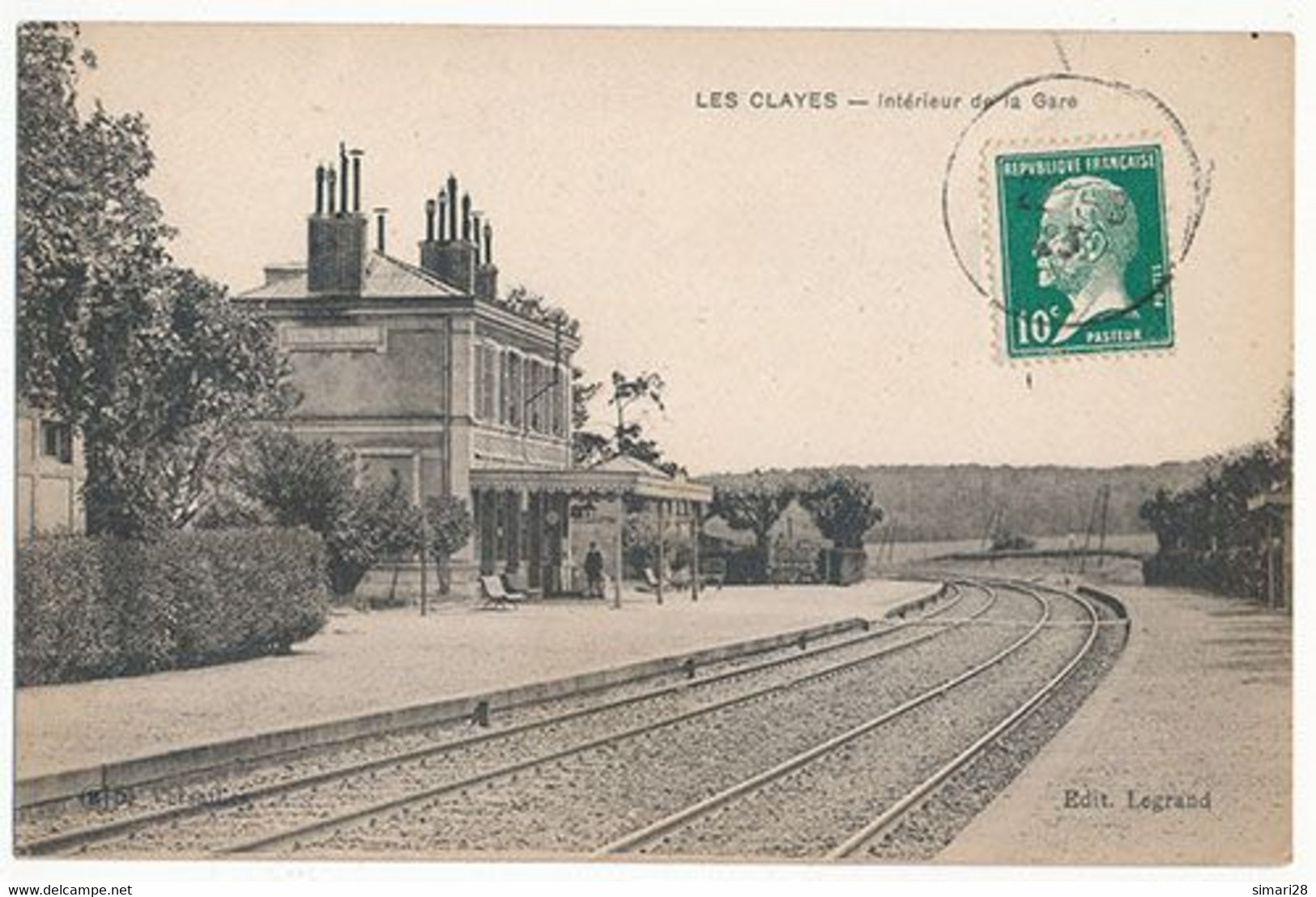 LES CLAYES - INTERIEUR DE LA GARE - Les Clayes Sous Bois