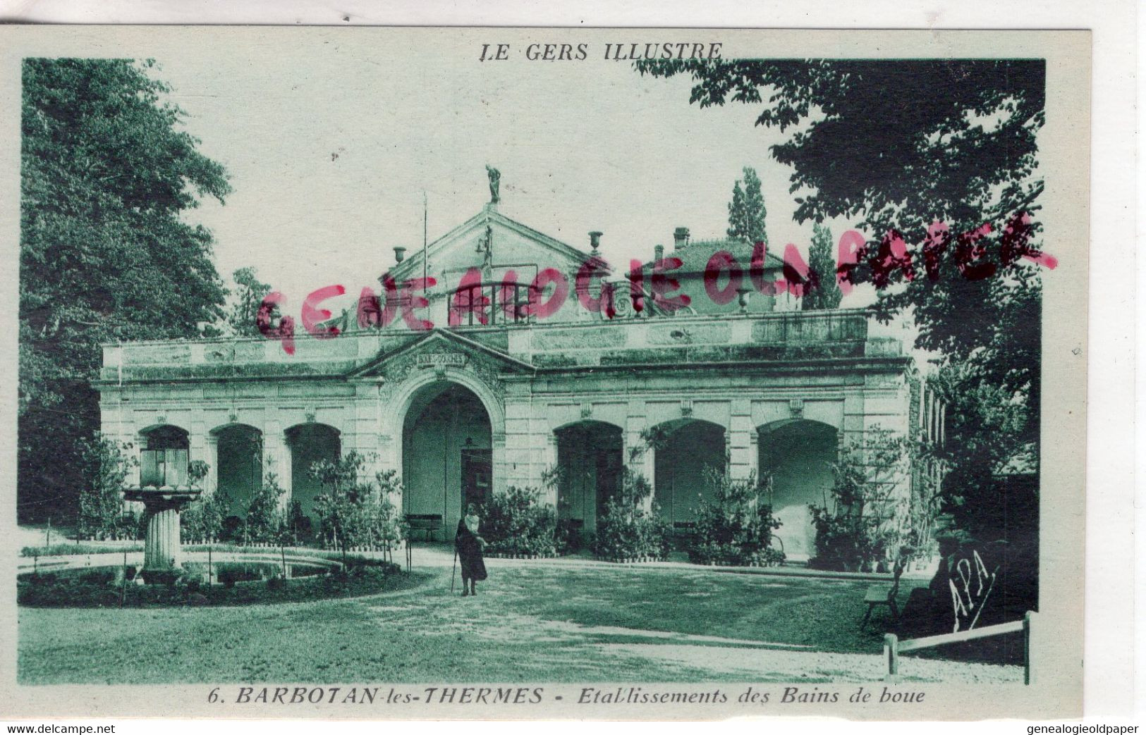 32- BARBOTAN LES THERMES- ETABLISSEMENT DES BAINS DE BOUE   - GERS - Barbotan