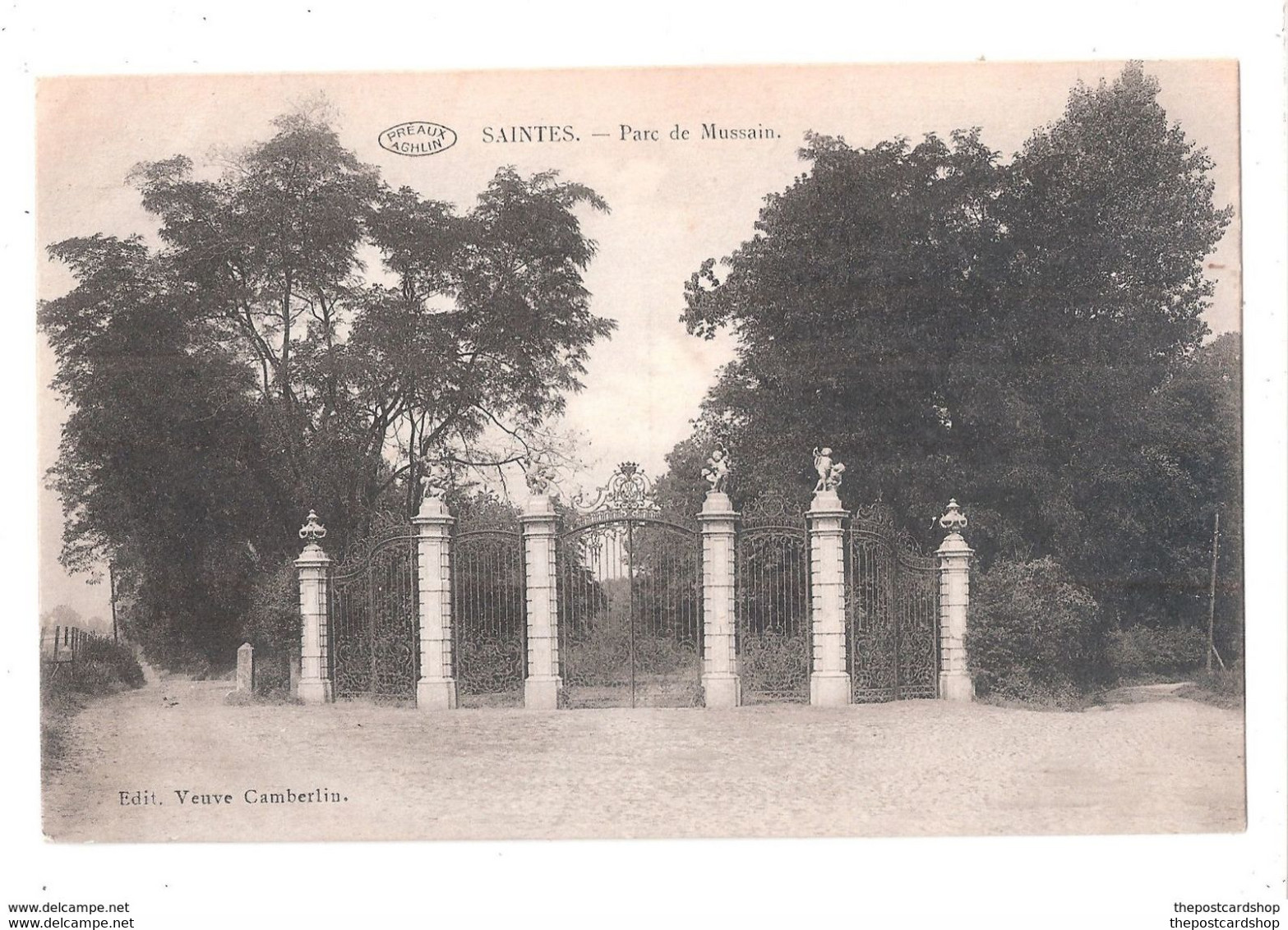 CPA LA BELGIQUE BELGIUM BELGE SAINTES Parc De Mussain  Achatez Immédiatement PREAUX AGHLIN - Sonstige & Ohne Zuordnung