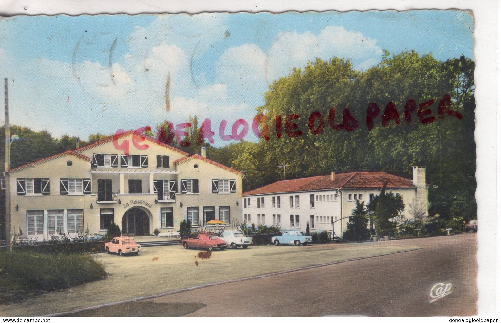 32- BARBOTAN LES THERMES- HOTEL LA ROSERAIE ET LE HOME FLEURI -1956   - GERS - Barbotan