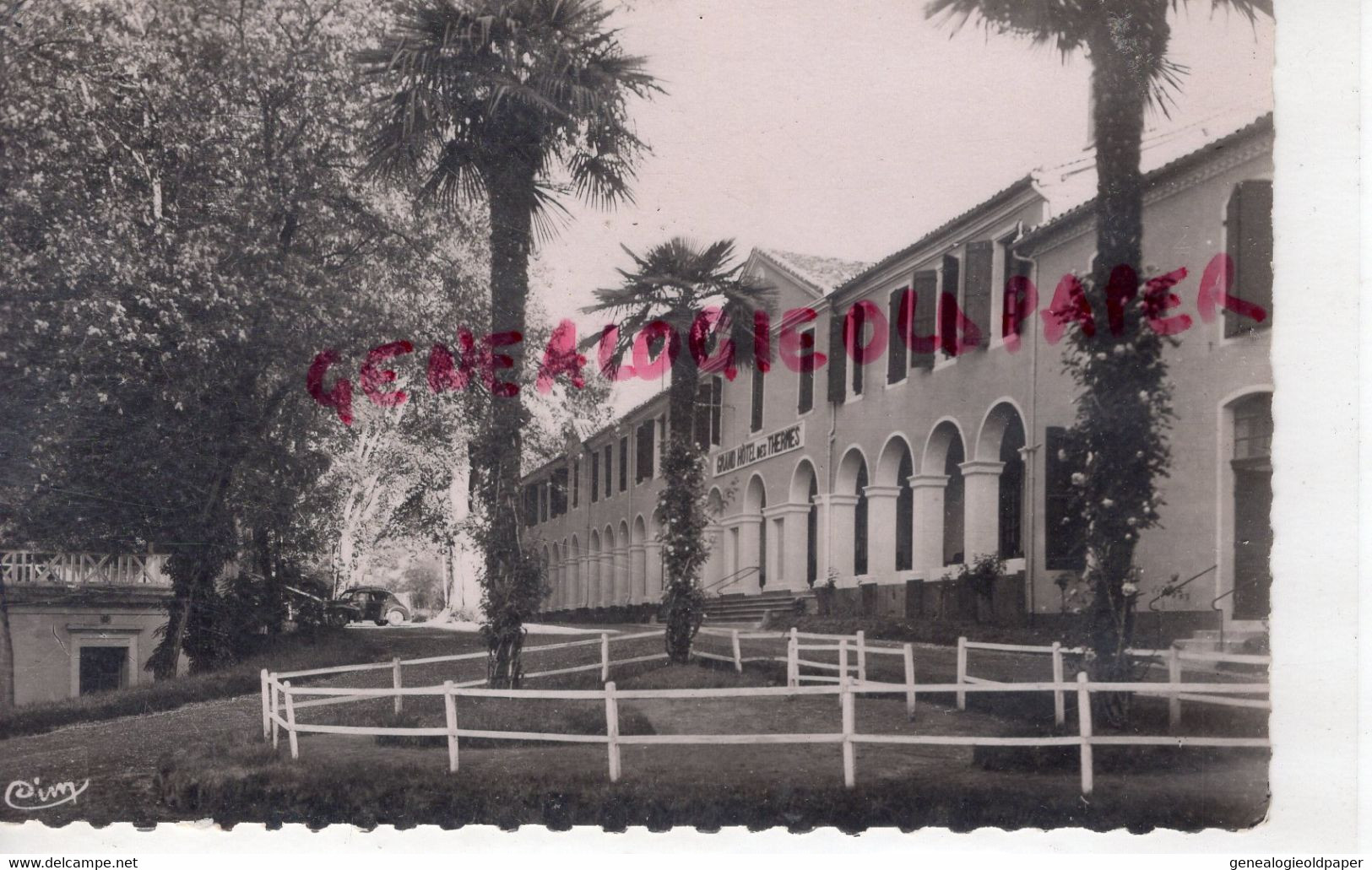 32- BARBOTAN LES THERMES- GRAND HOTEL DES THERMES -1952   - GERS - Barbotan