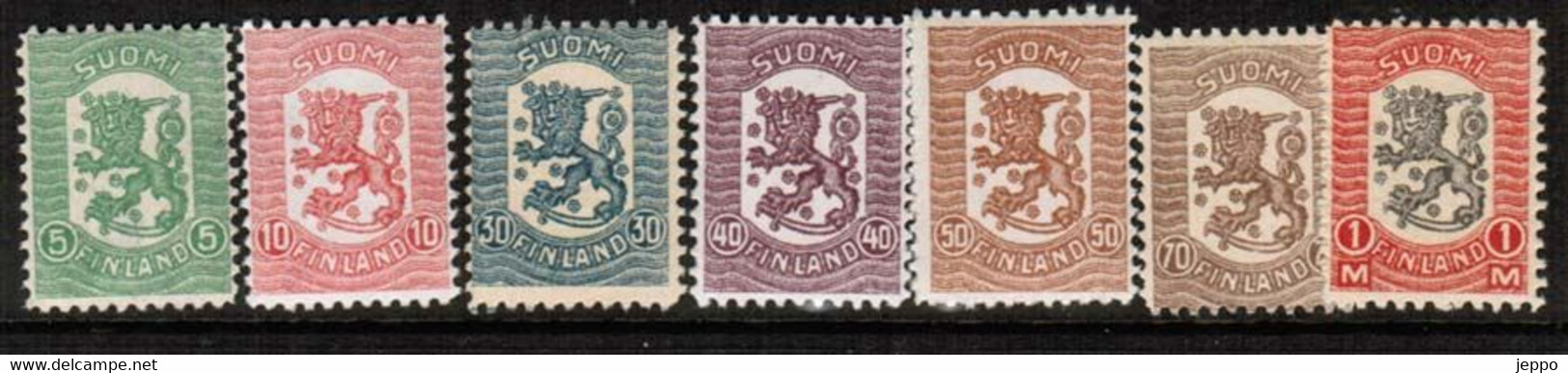 1918 Finland Republic Wasa Issue 7 Diff. **. - Nuevos