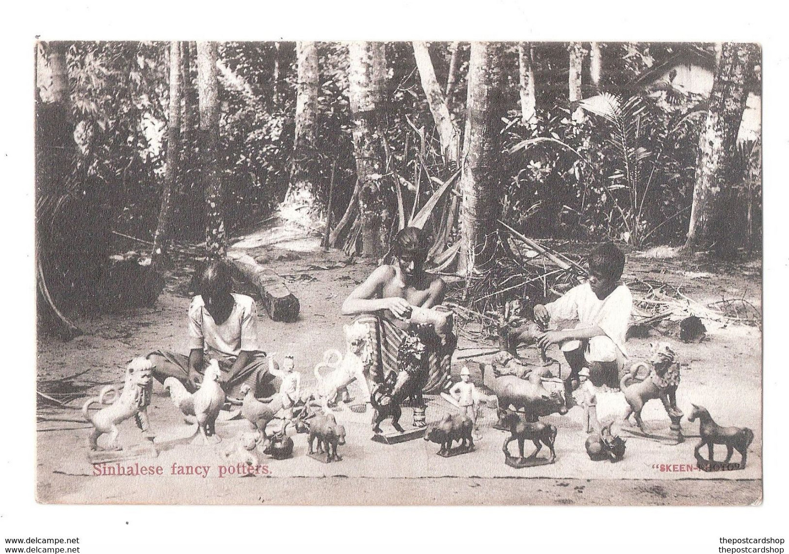 Ceylon ASIE - SRI LANKA -   CEYLAN   - Sinhalese Fancy Potters - Potiers ANTIQUES SKEEN - Sri Lanka (Ceylon)